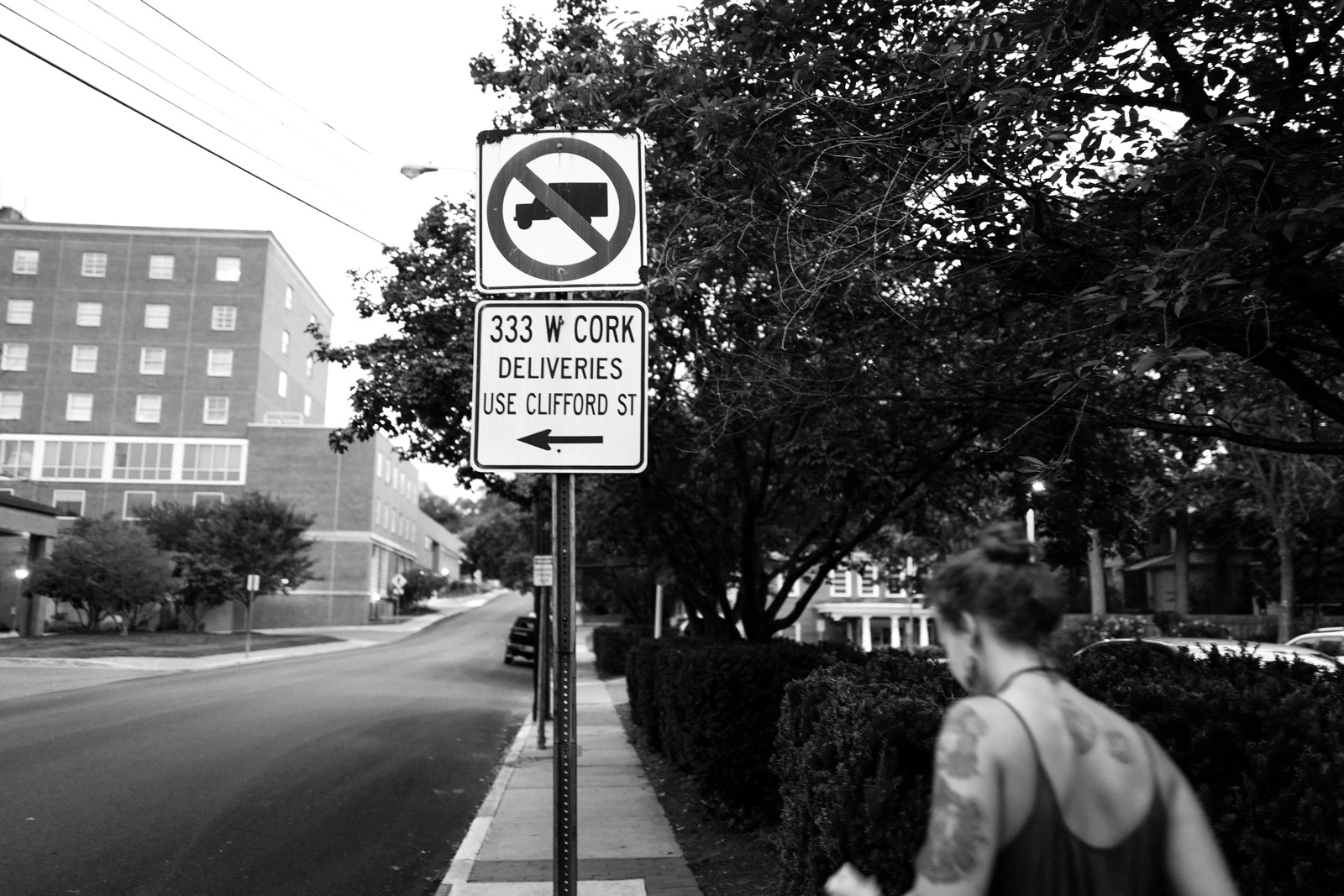 Urban Solitude in Monochrome