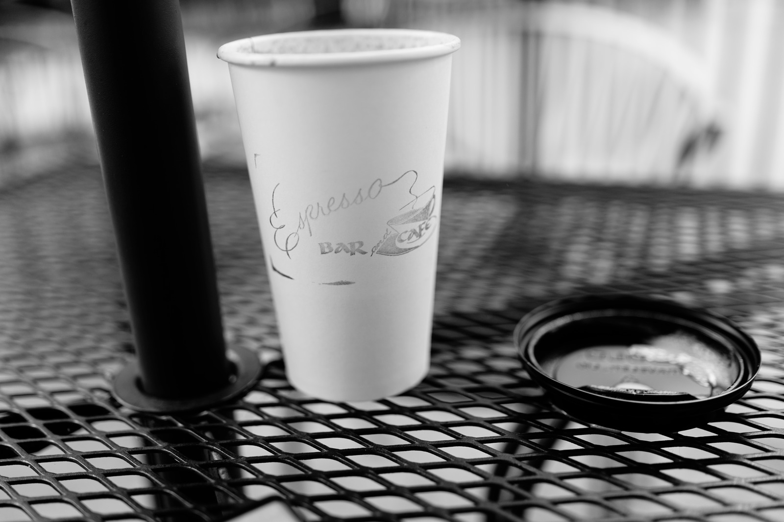 Coffee Break in Black and White