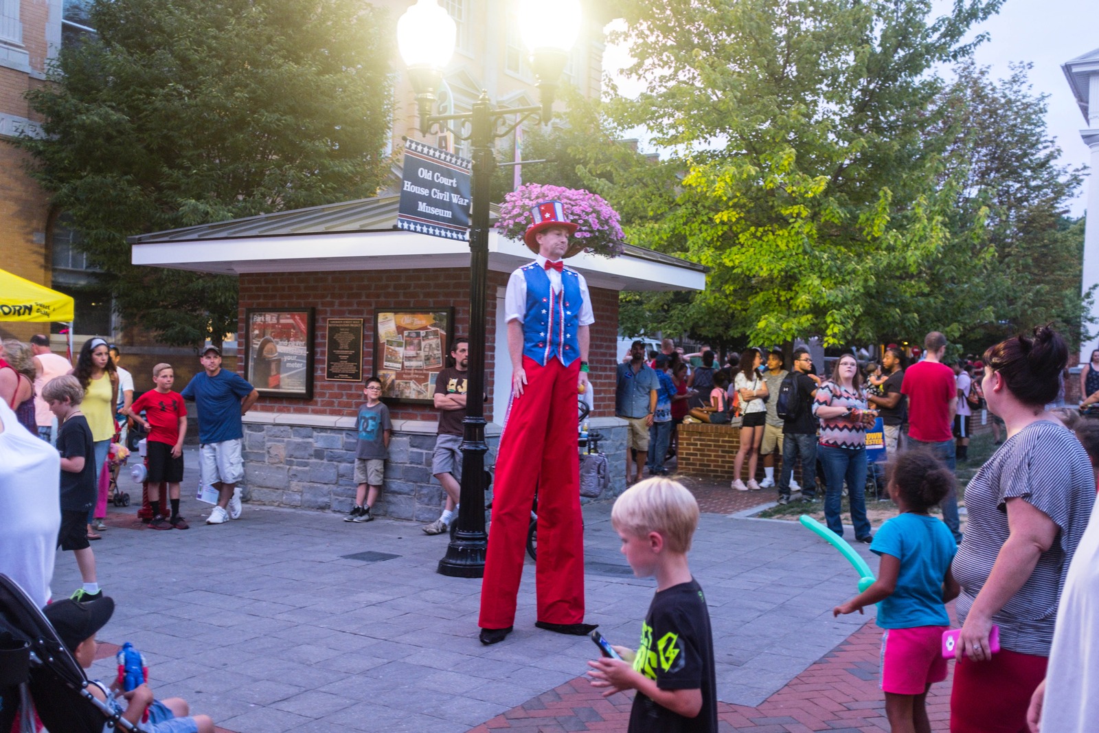 A Stilt Walker's Carnival Charm