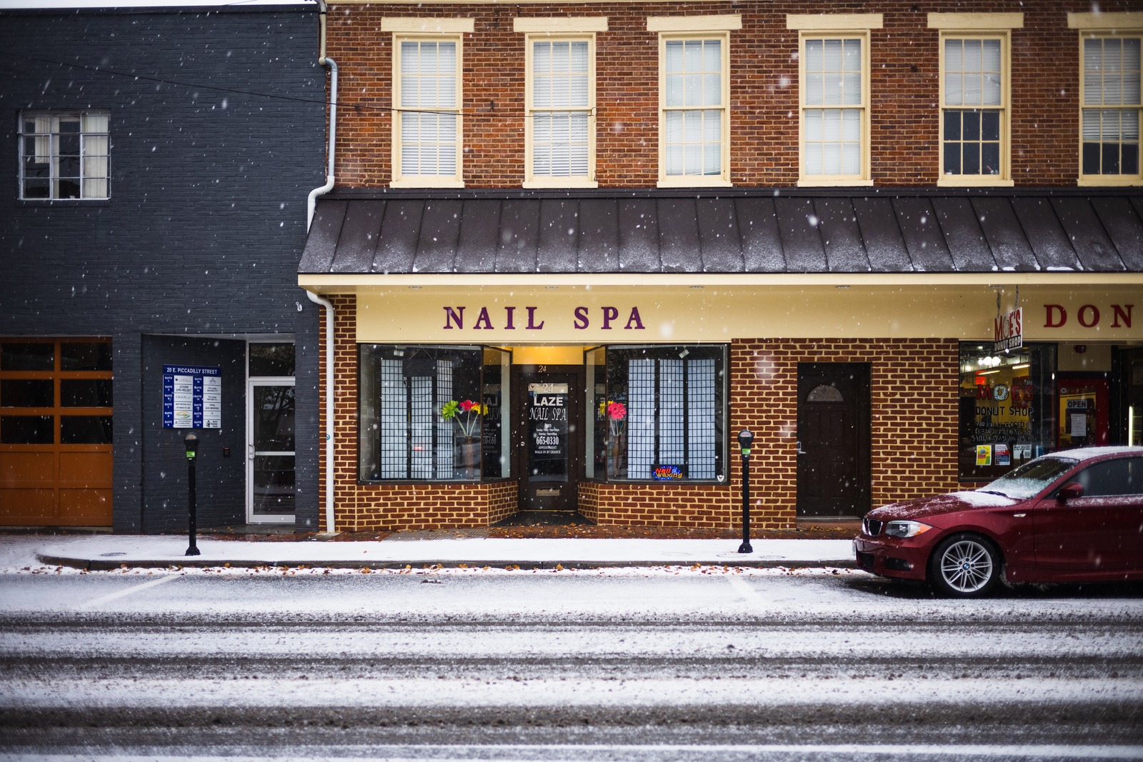 Snowy Serenity in the City