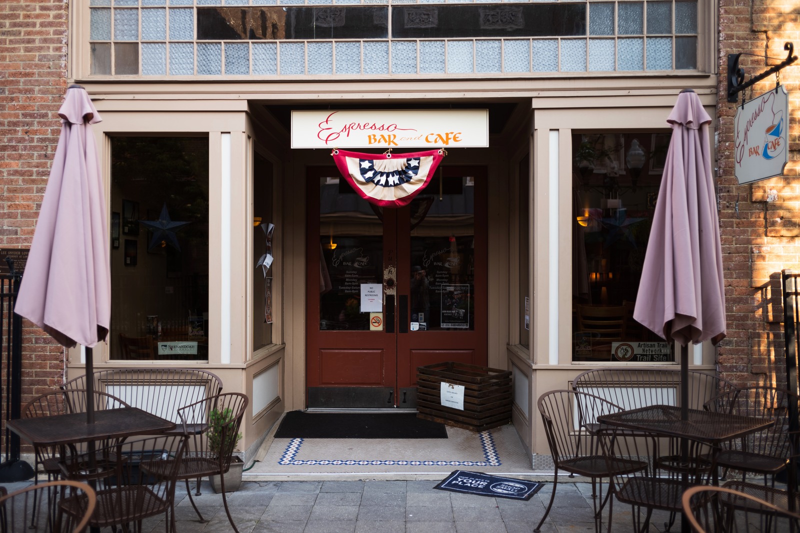 Charming Café Entrance