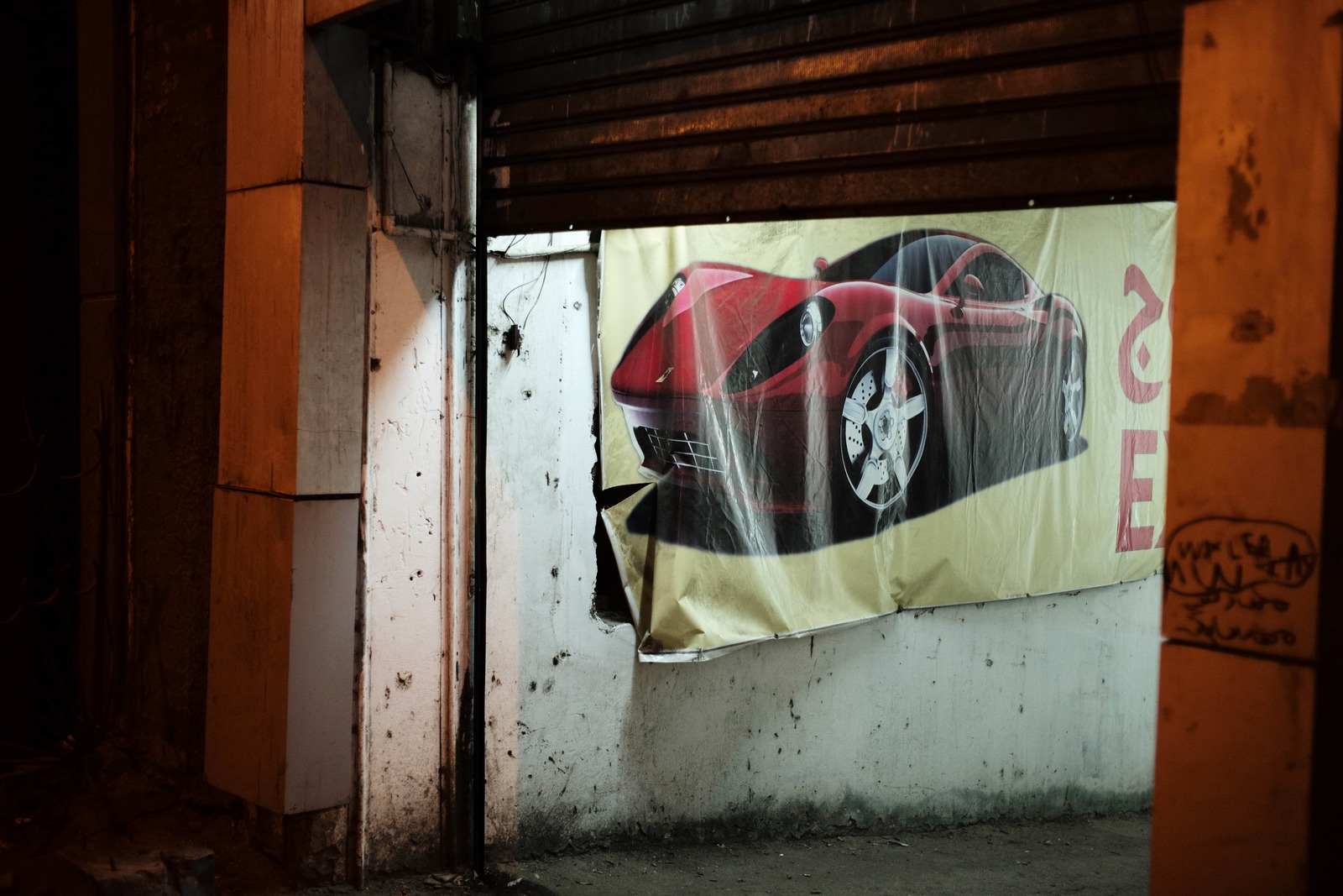 Urban Night Reflection