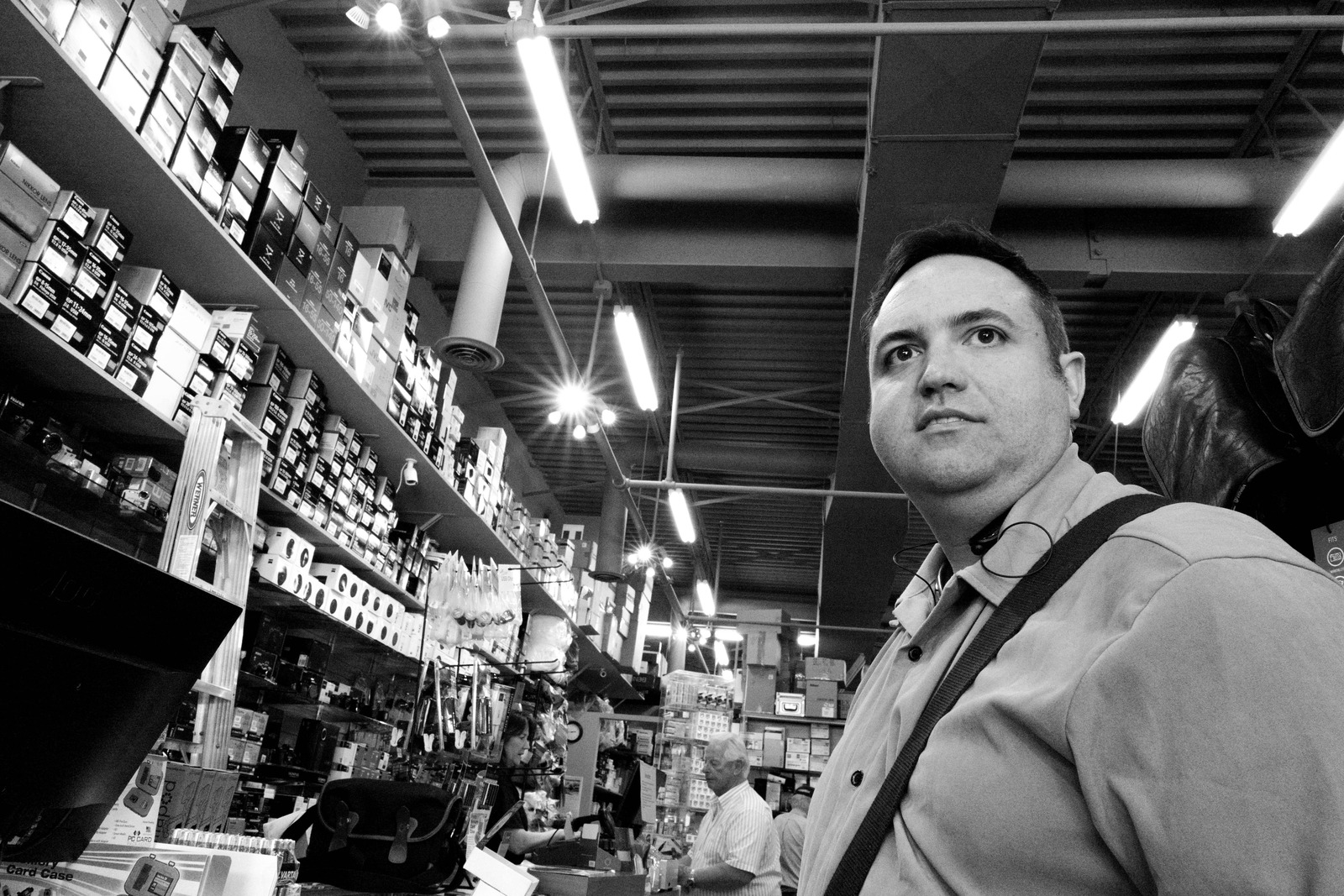 A Moment in a Busy Store