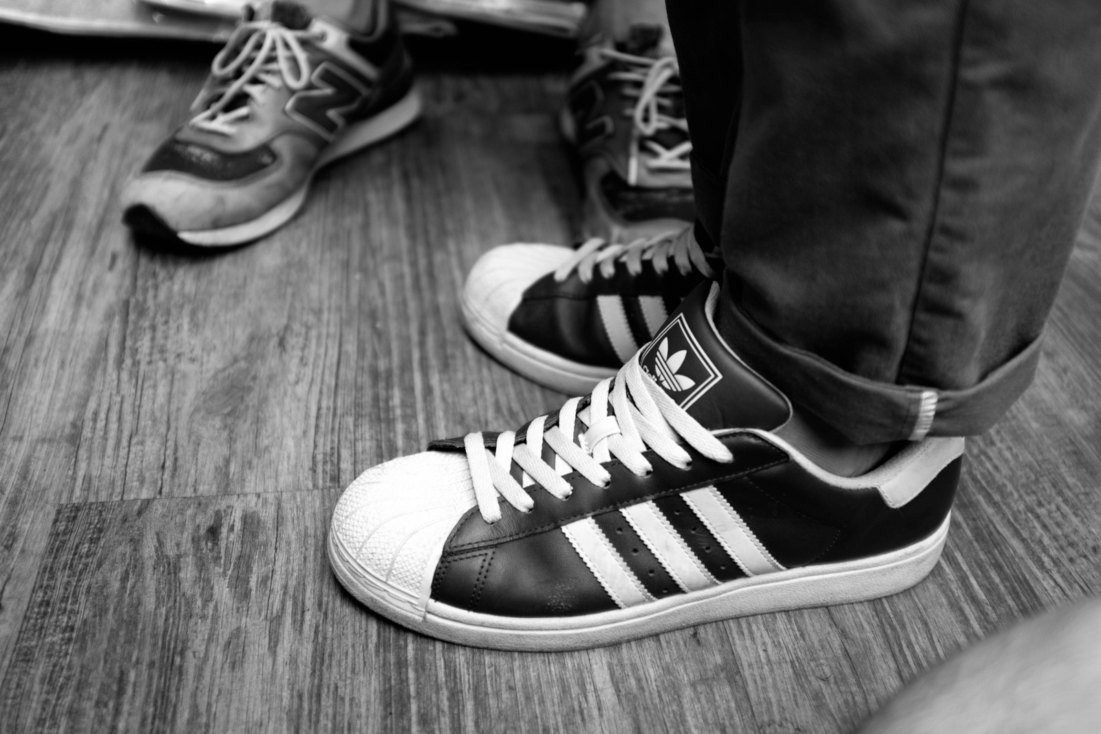 Stylish Footwear in Monochrome