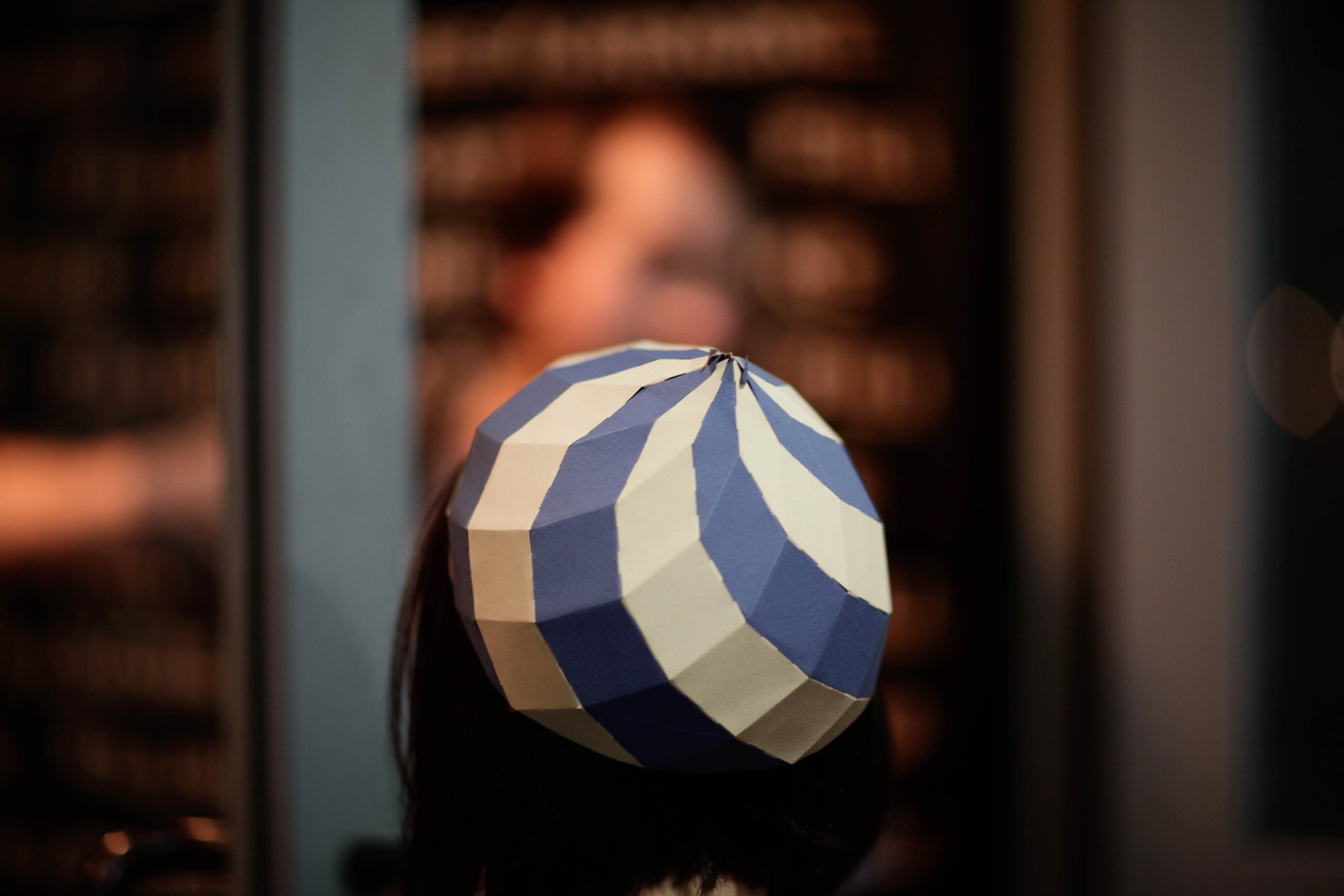 Whimsical Hat in Urban Scene