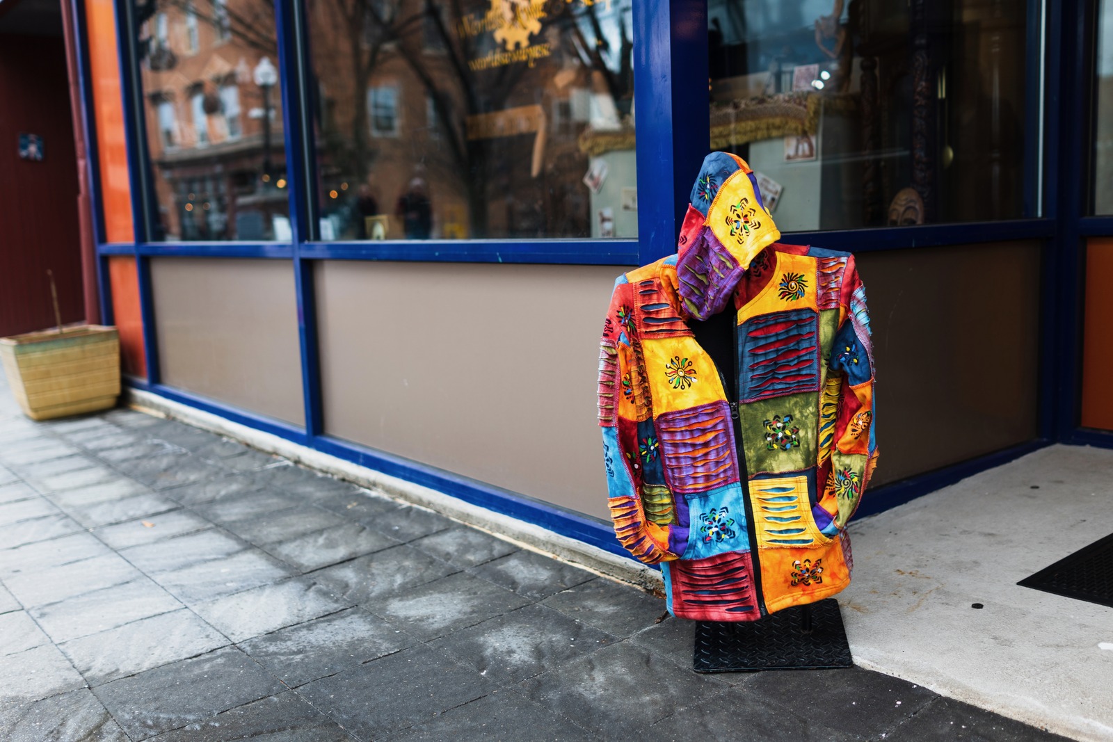 Vibrant Jacket Displayed