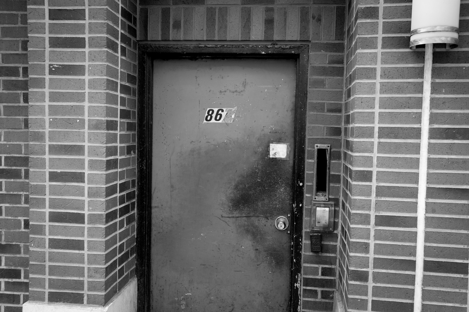 Urban Doorway in Shadows