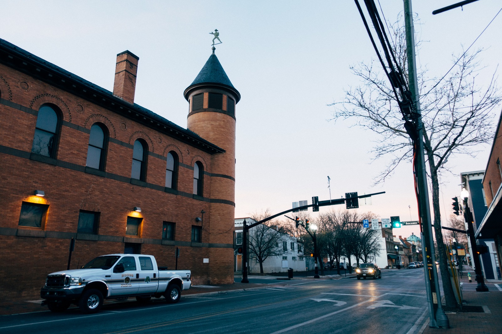 Quiet Street at Dusk