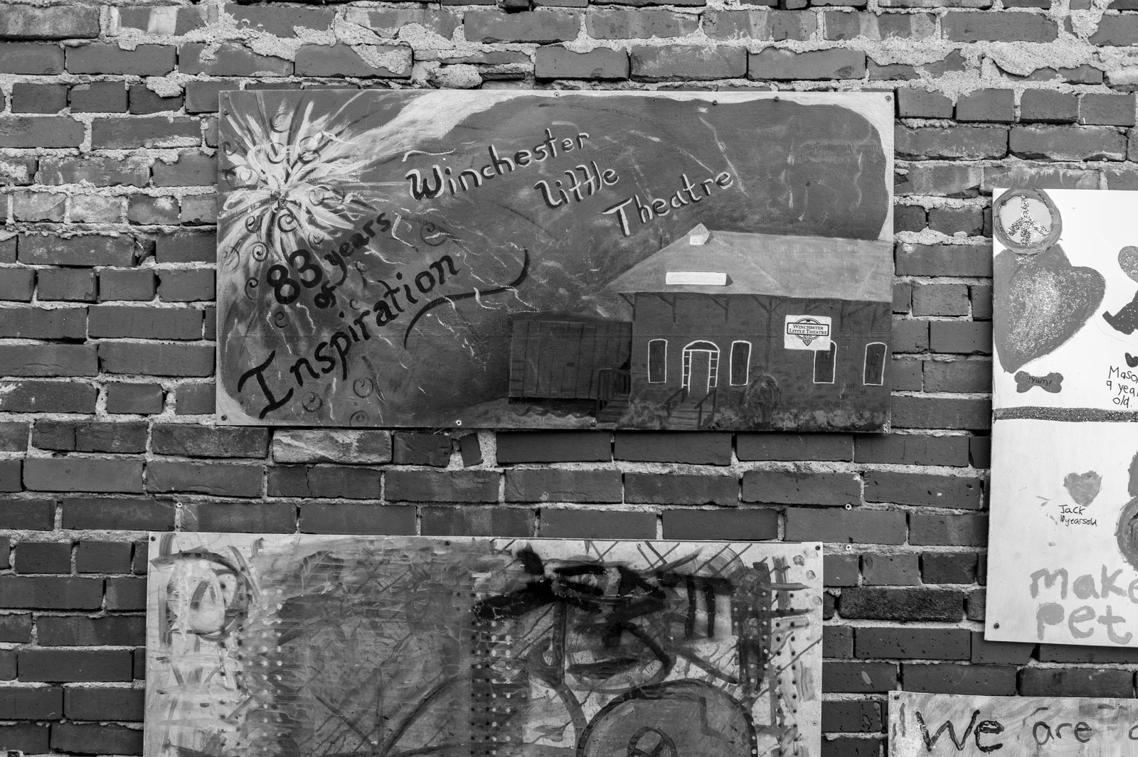 Artistic Tribute on Brick