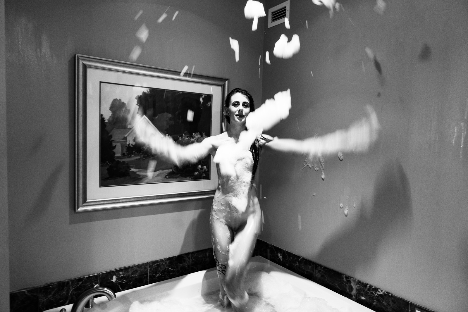 Joyful Moments in a Bath