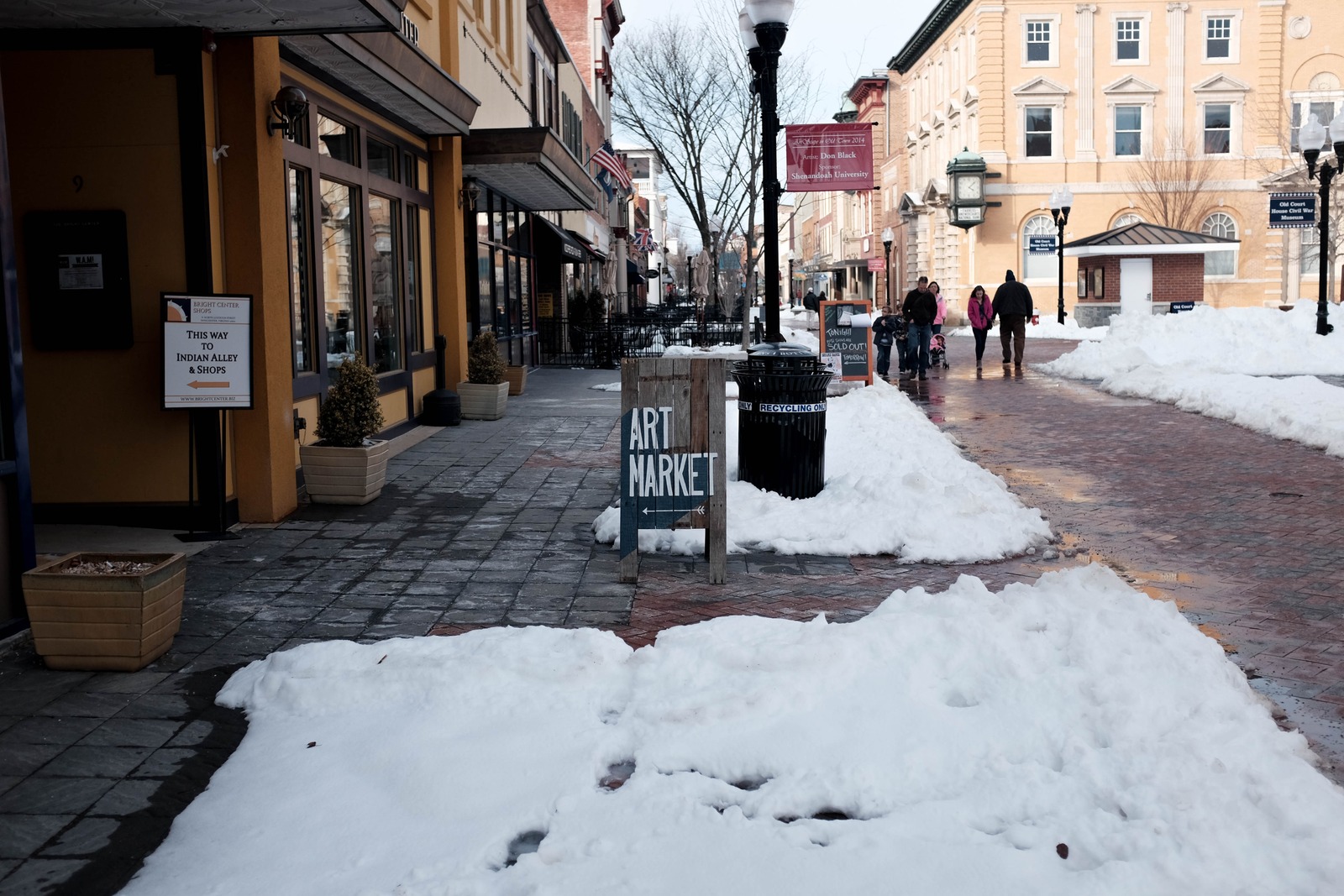 Winter's Calm Market Street