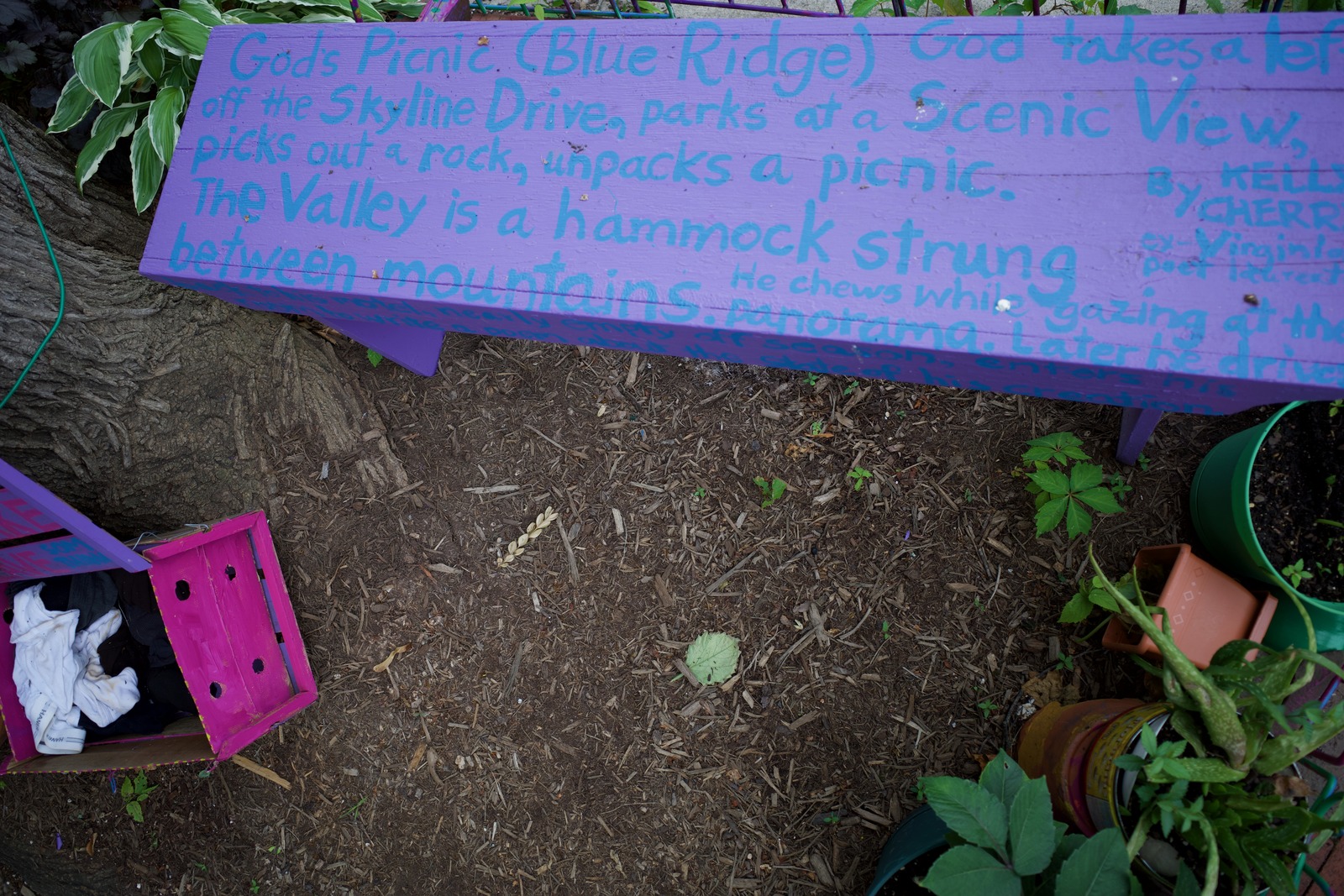 A Poet's Picnic Table
