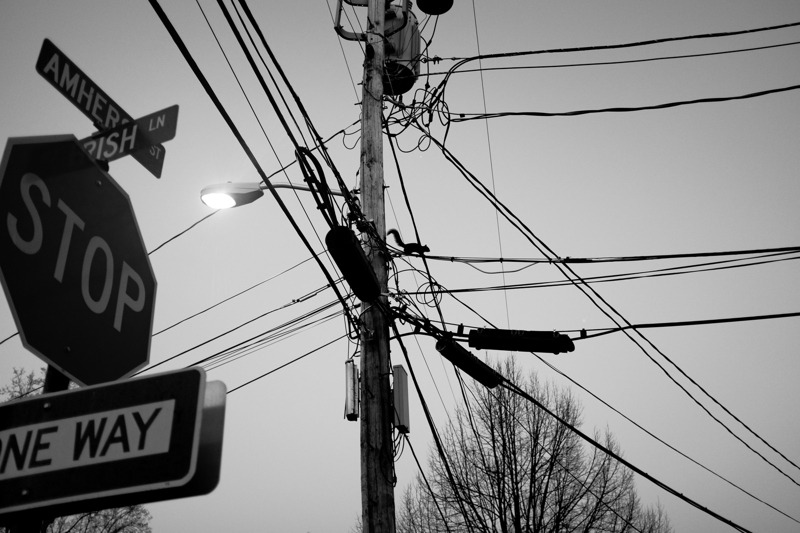 Urban Intersections at Dusk