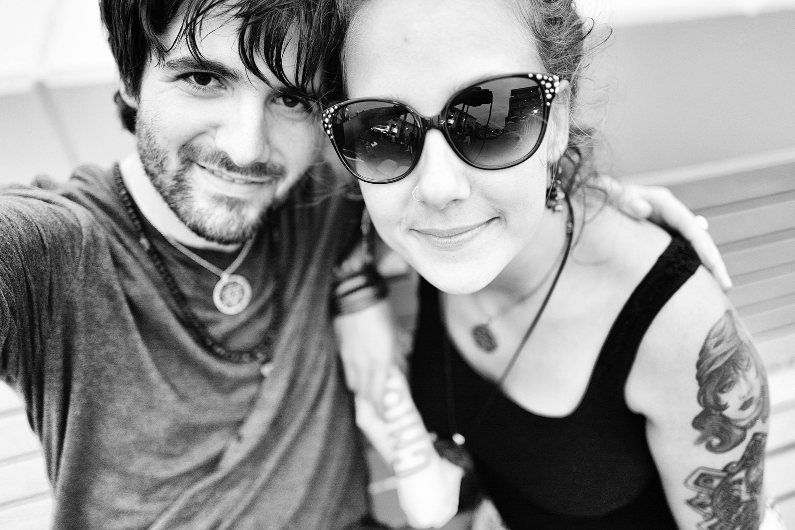 Couple in Black and White