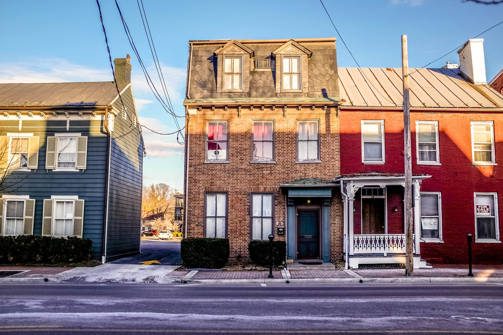 Charming Facades in Afternoon Light