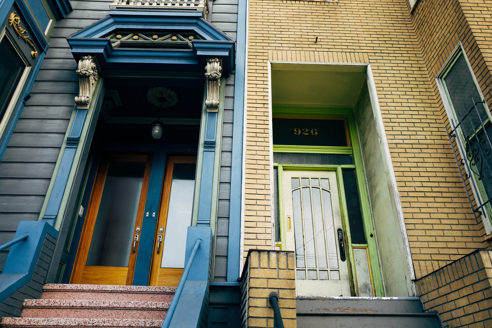 Contrasting Doorways