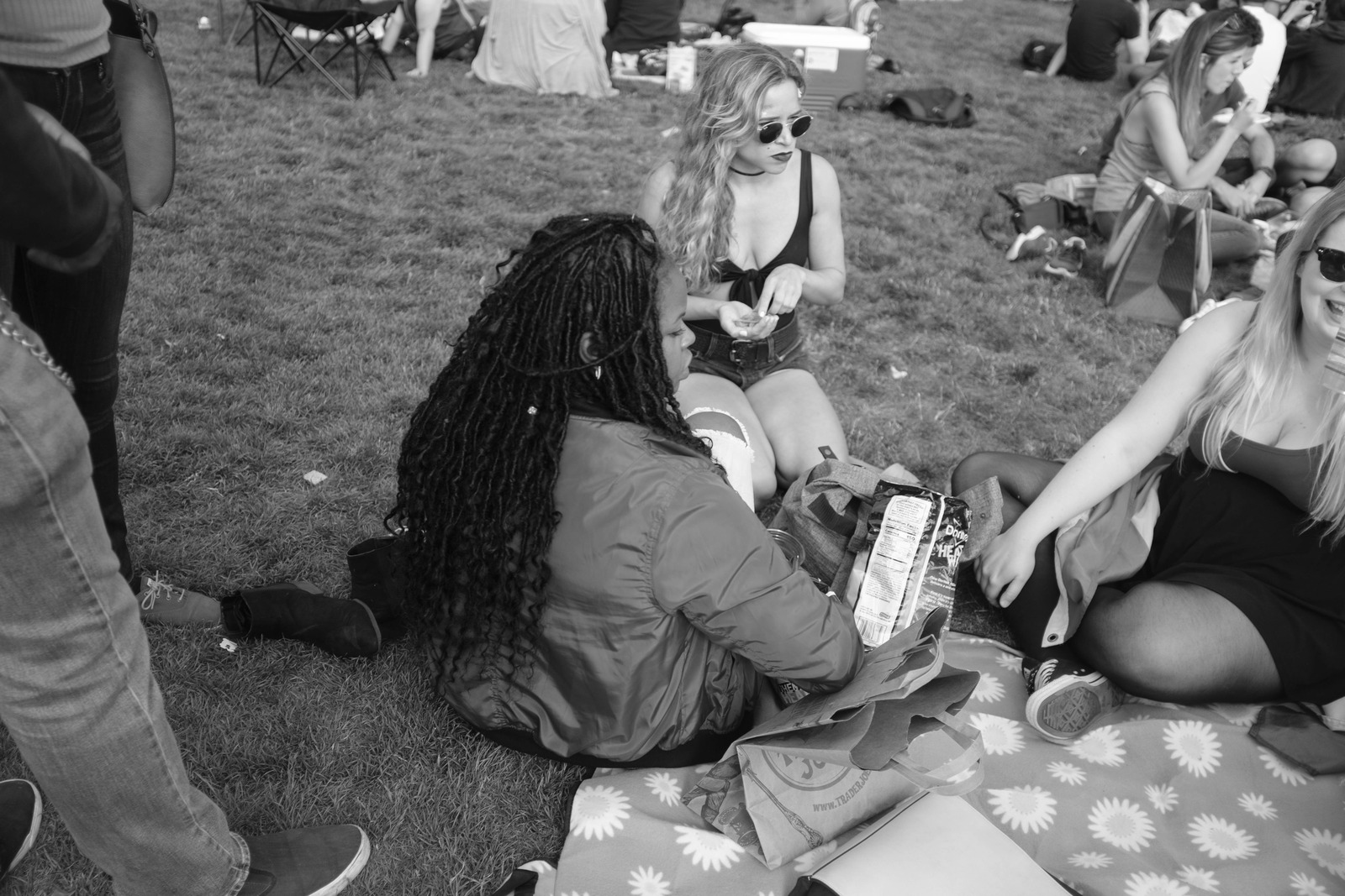 Chill Vibes in Black and White