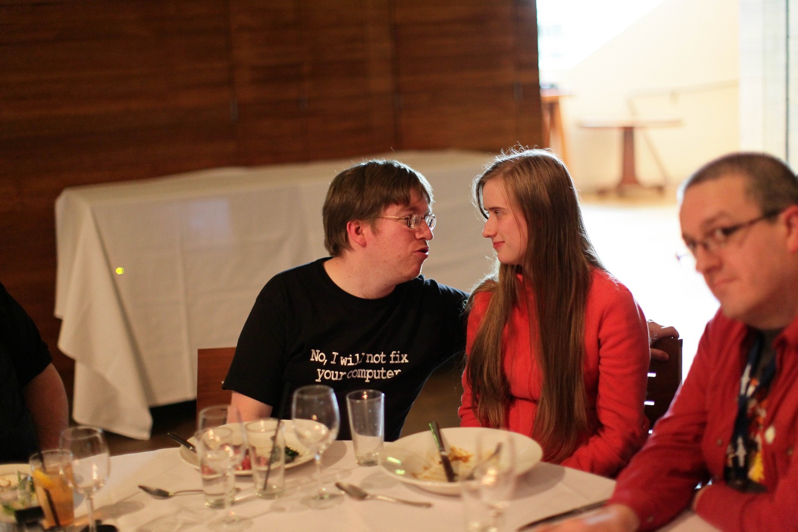 Intimate Dinner Conversation