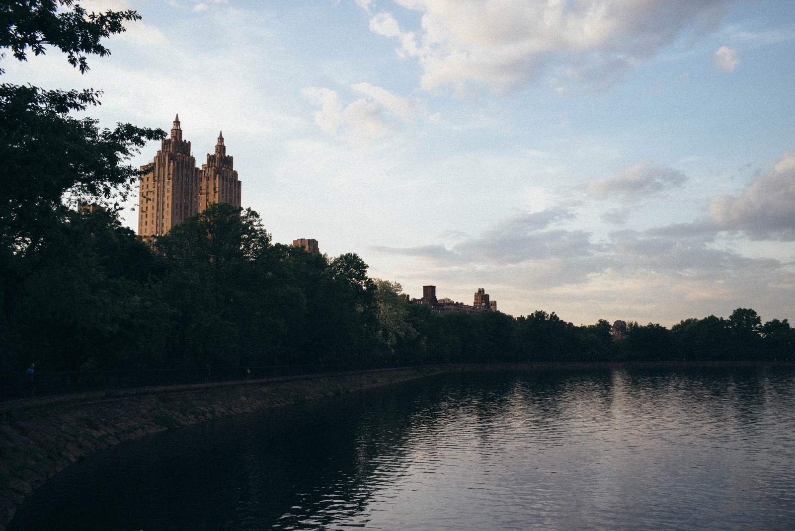 Urban Serenity at Dusk