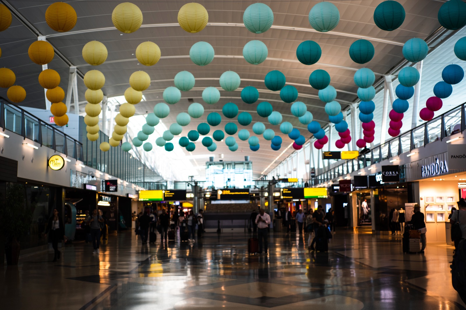 Vibrant Airport Ambiance