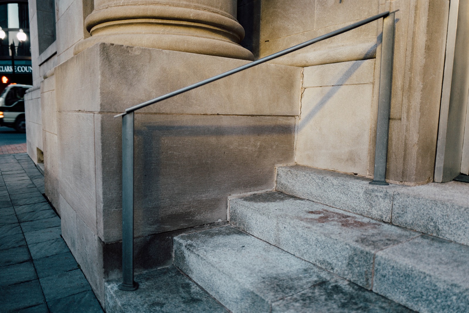 Urban Stairway Shadows