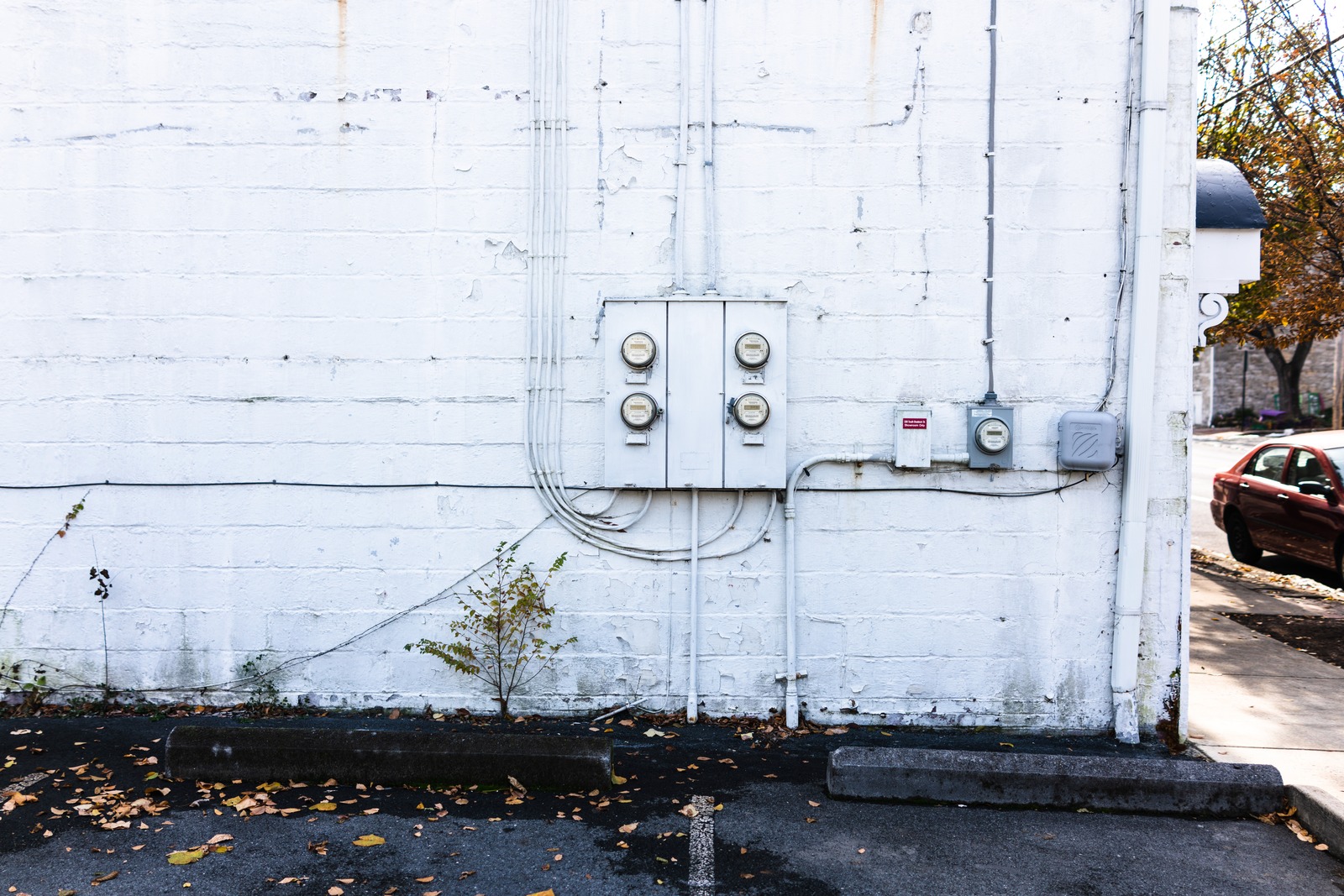 Urban Tranquility in White