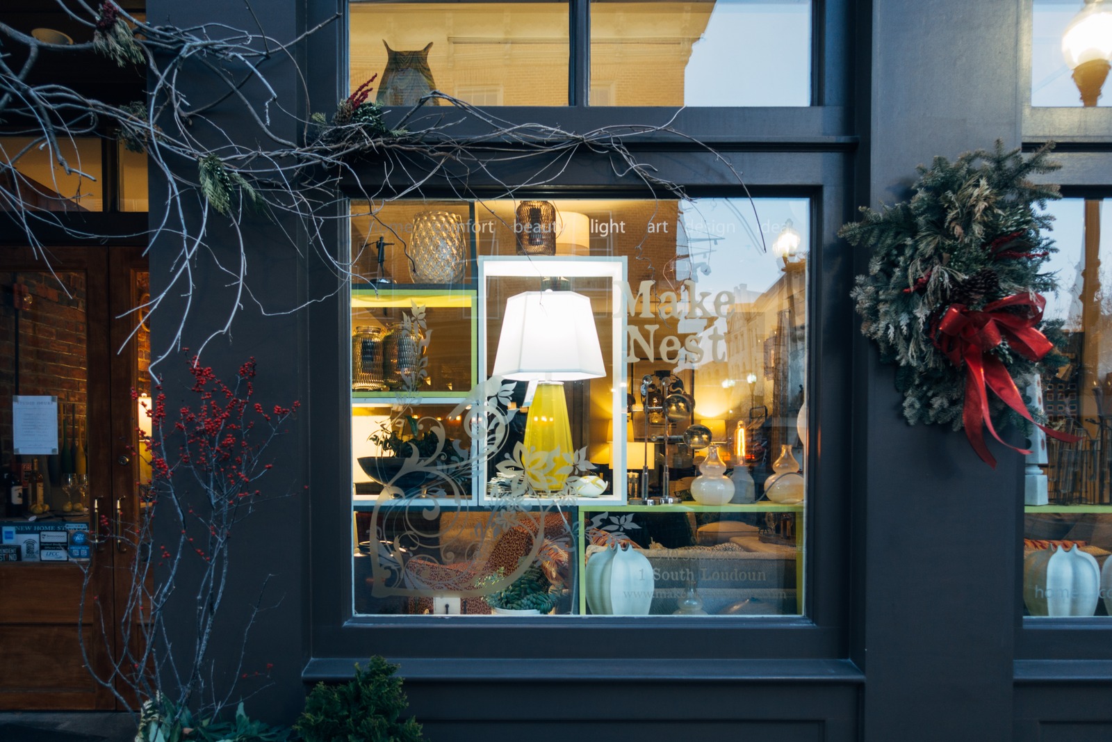 Cozy Shopfront Glow