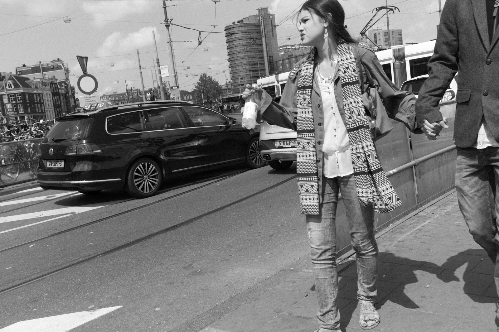 Urban Stroll in Monochrome