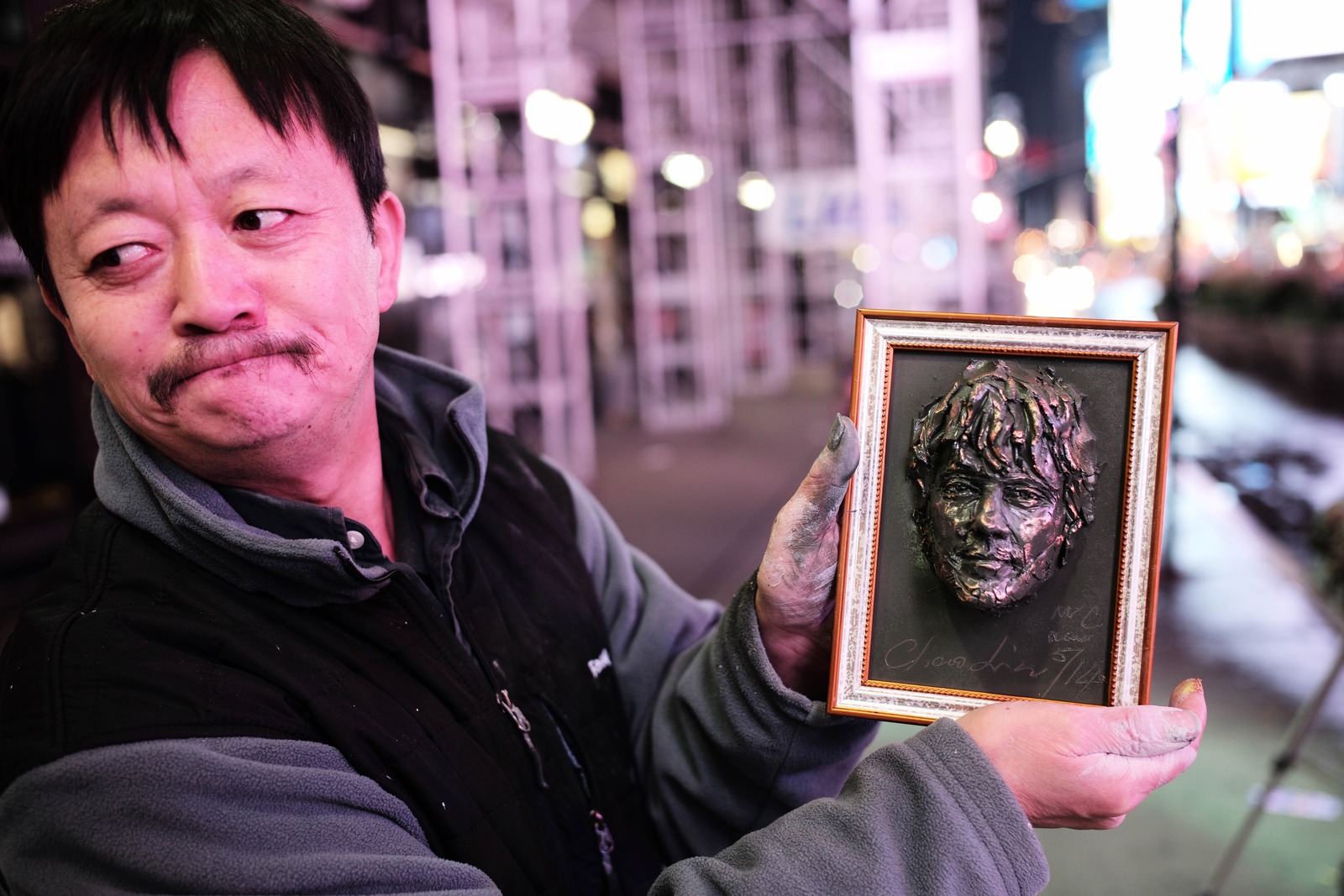 Nighttime Artistry in the City