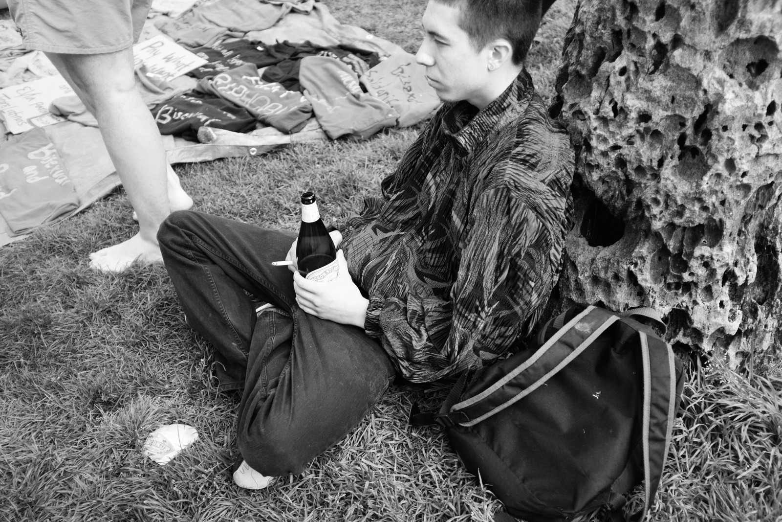 Reflective Moments in Black and White