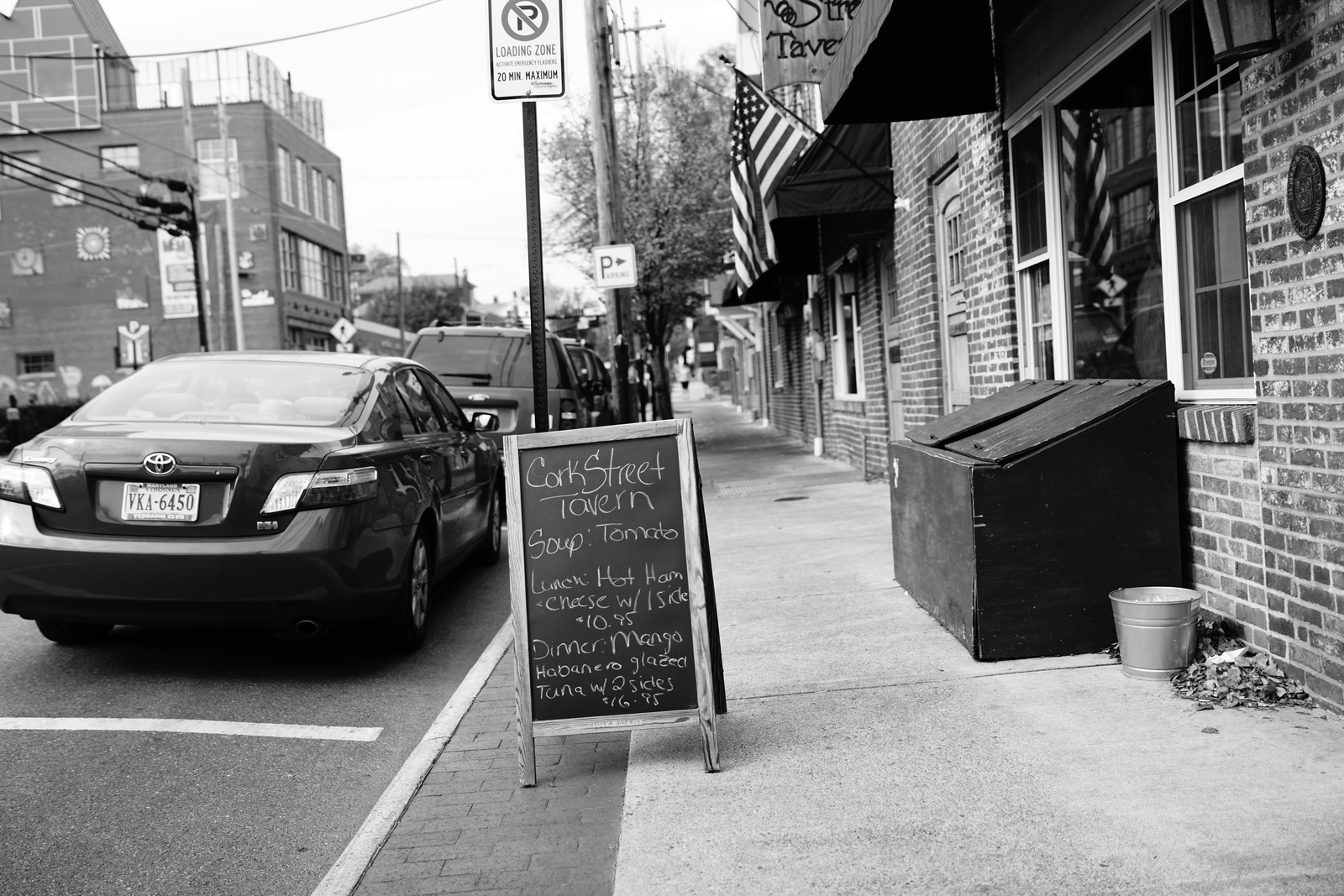Street Scene in Monochrome