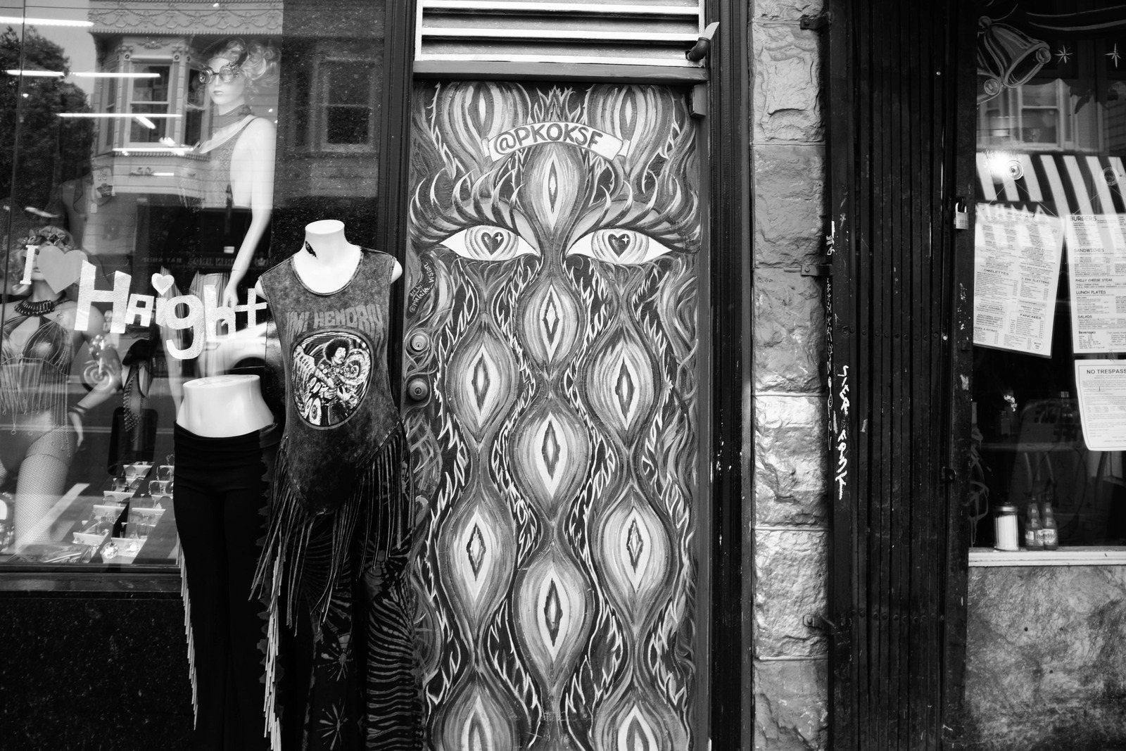 Urban Artistry in Black and White