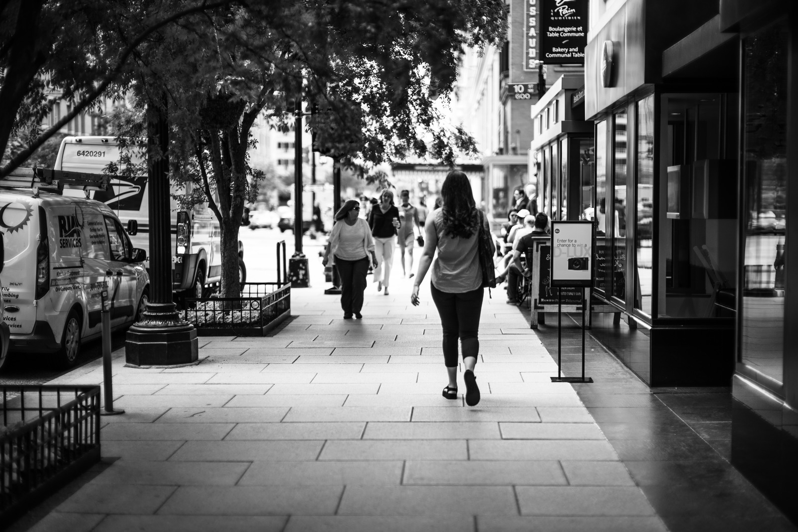 City Stroll in Monochrome