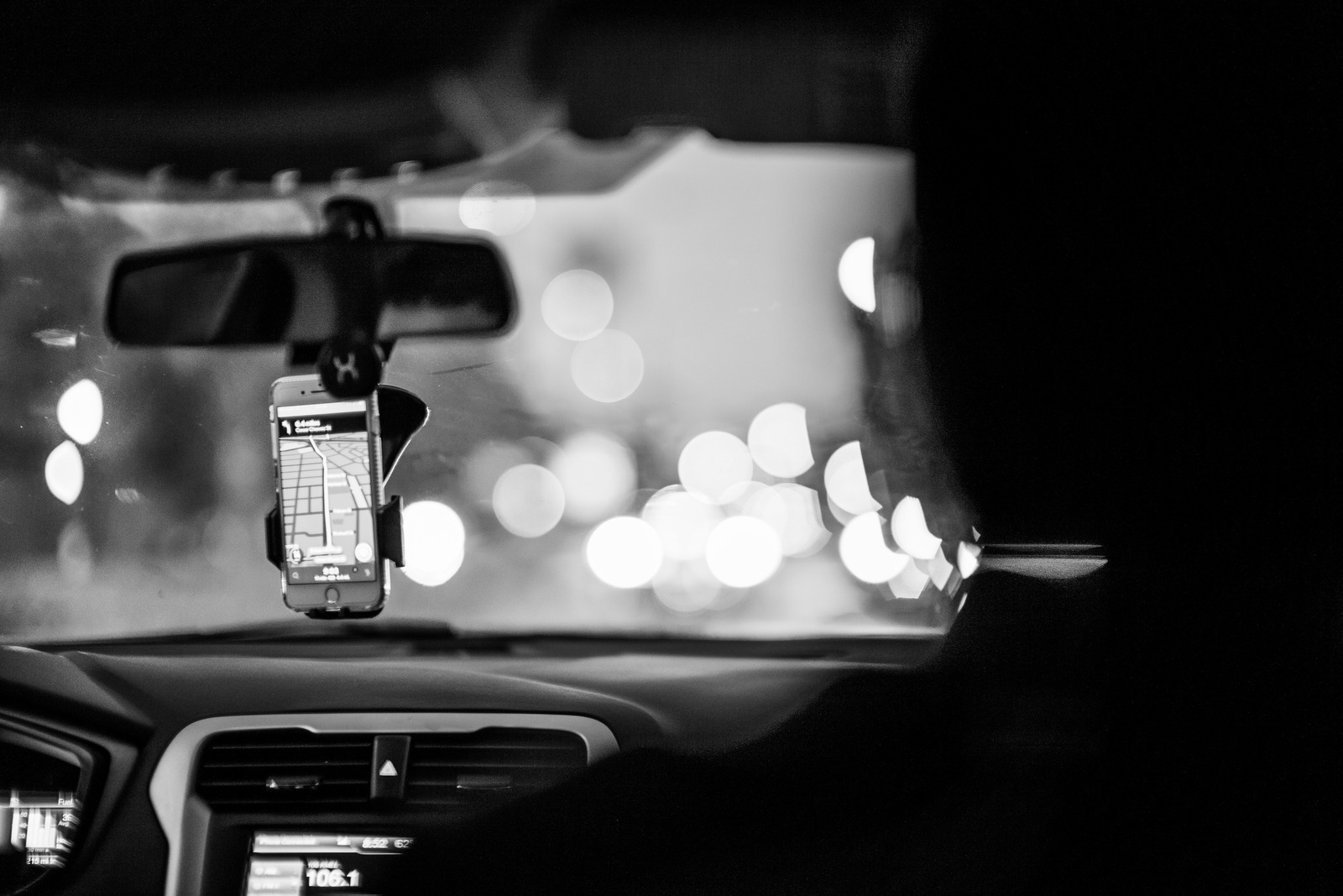 Night Drive Reflection