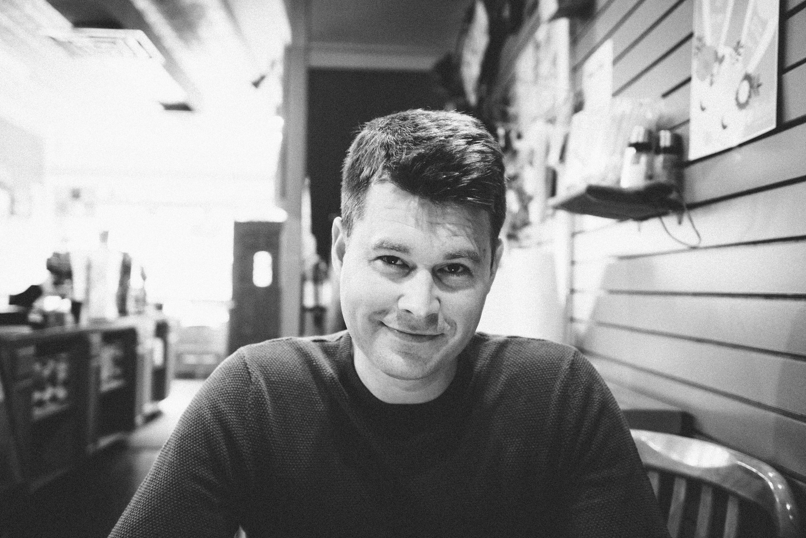 Contemplative Café Moment