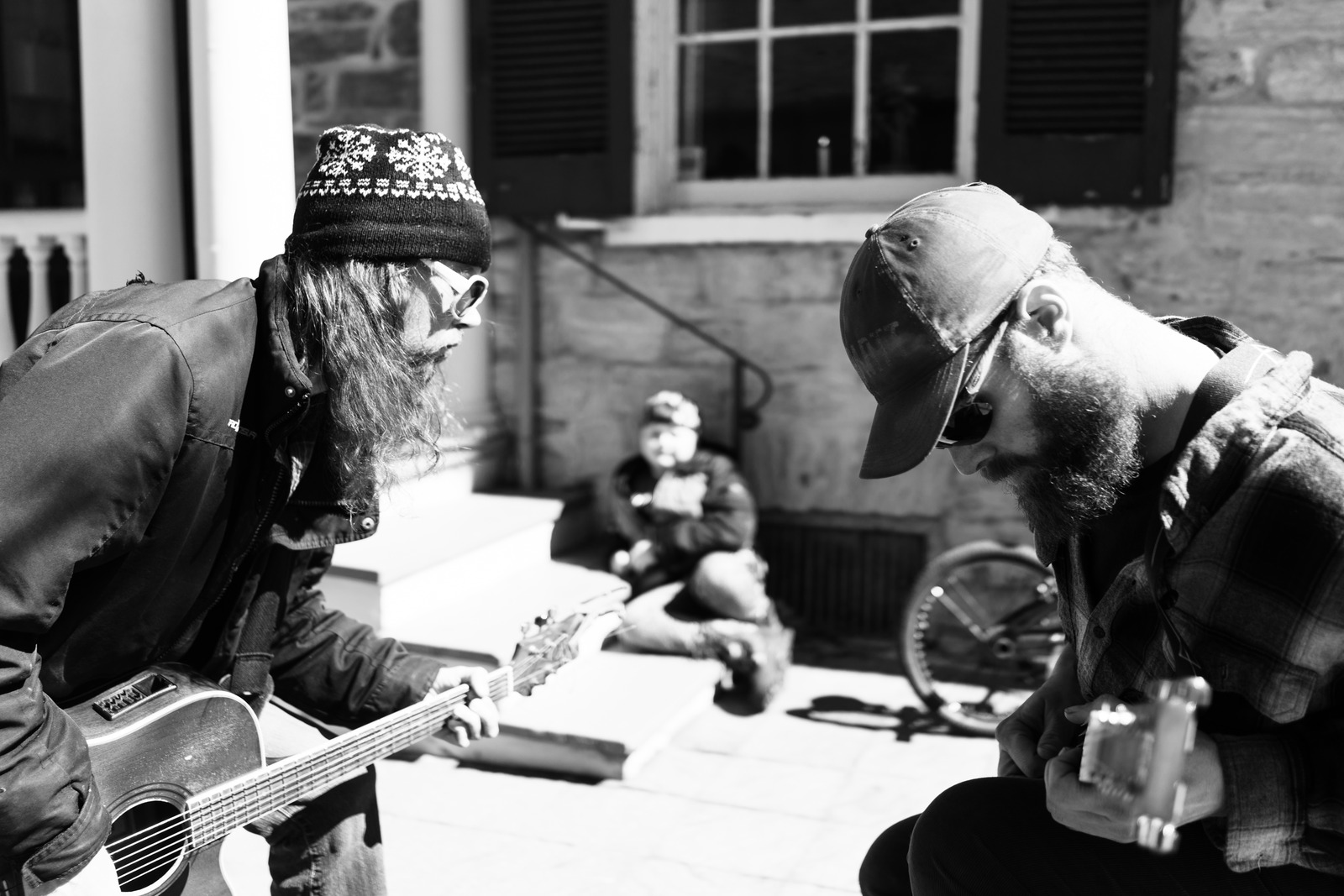 Street Musicians in Sunlight