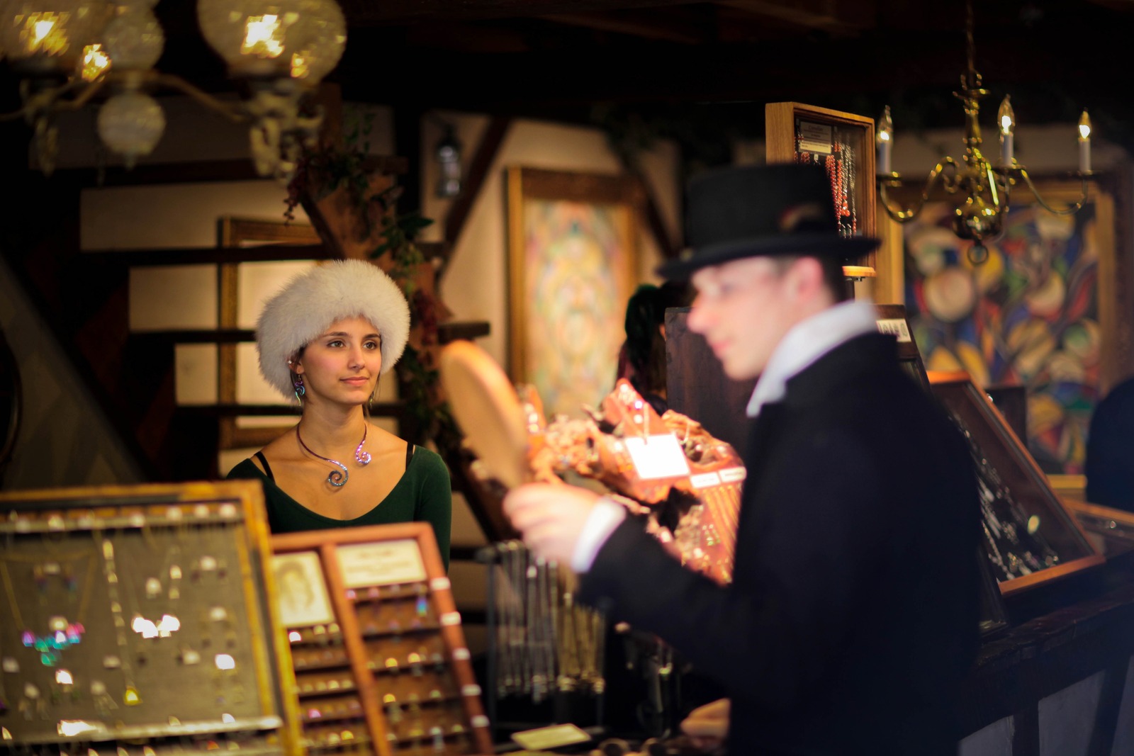 Enchanting Encounter at the Boutique