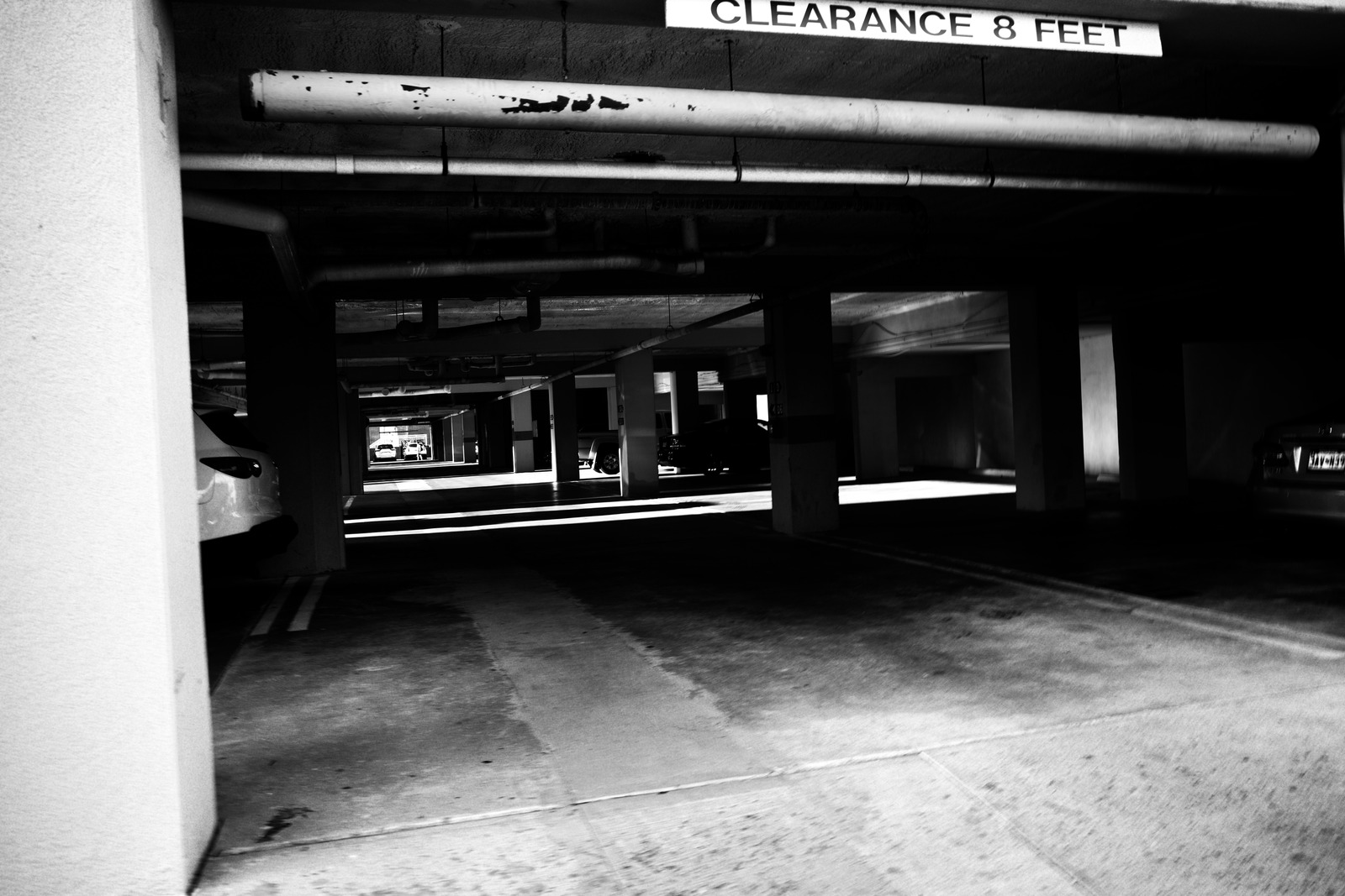 Shadows in the Parking Garage