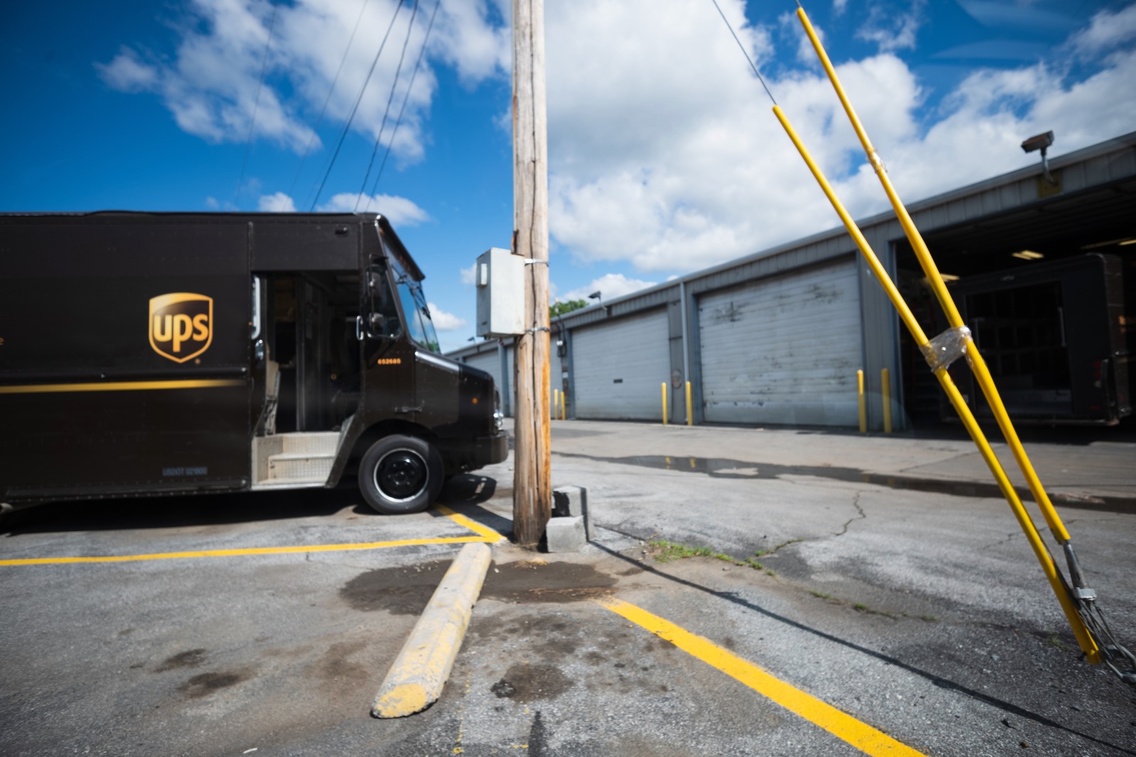 Urban Delivery Scene