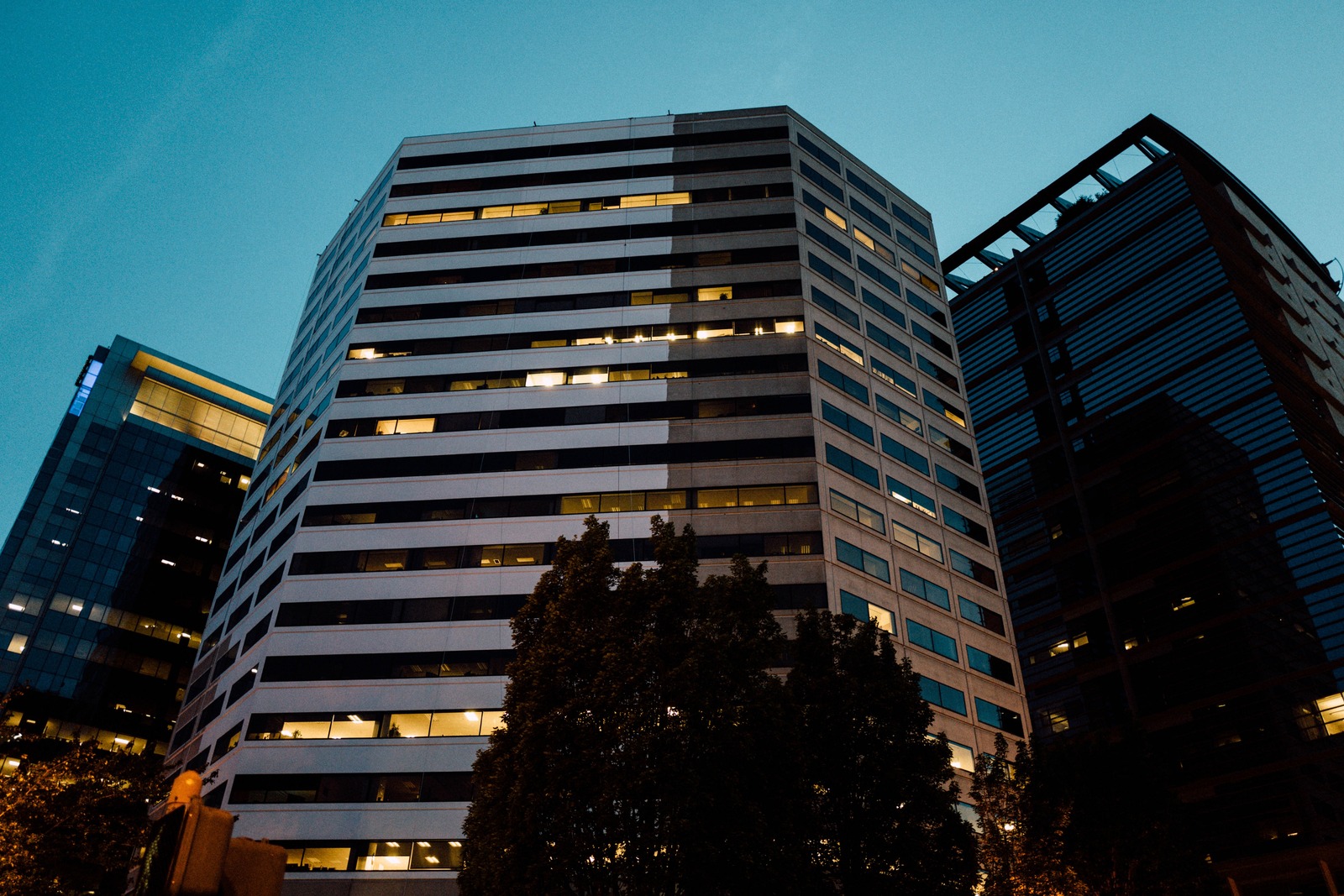 Urban Twilight Towers