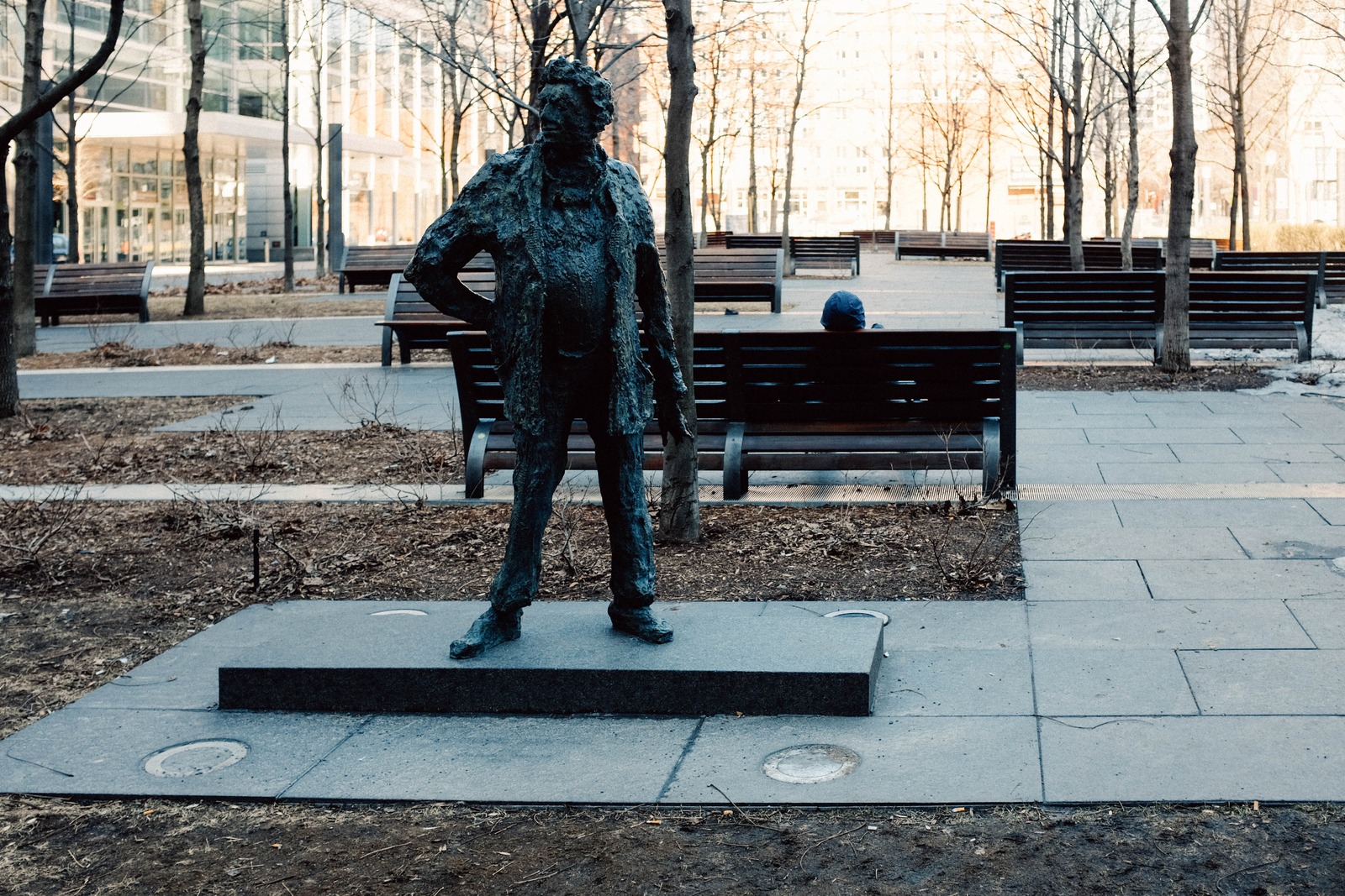 Silent Watcher in the Park