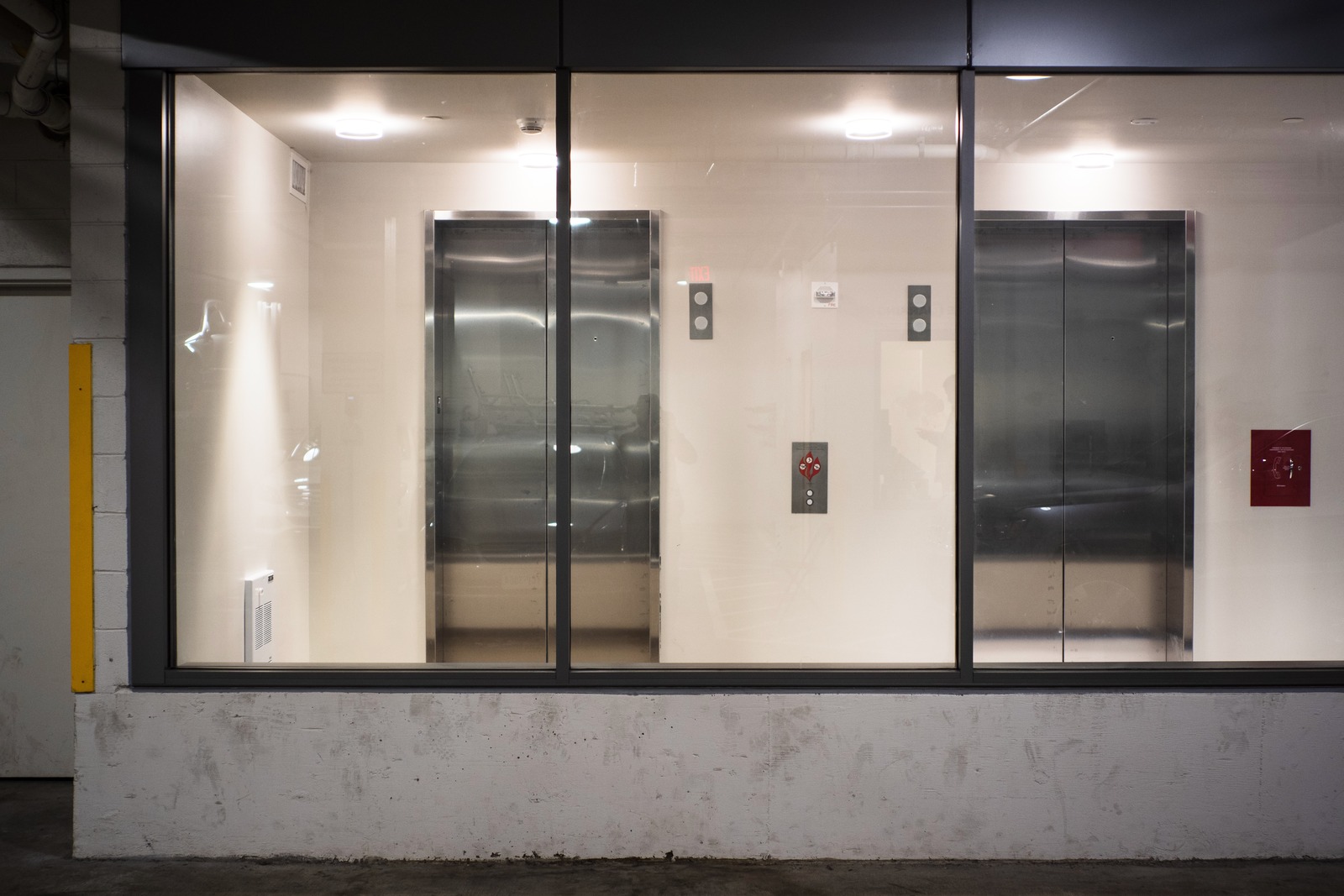 Silent Elevator Waiting Room