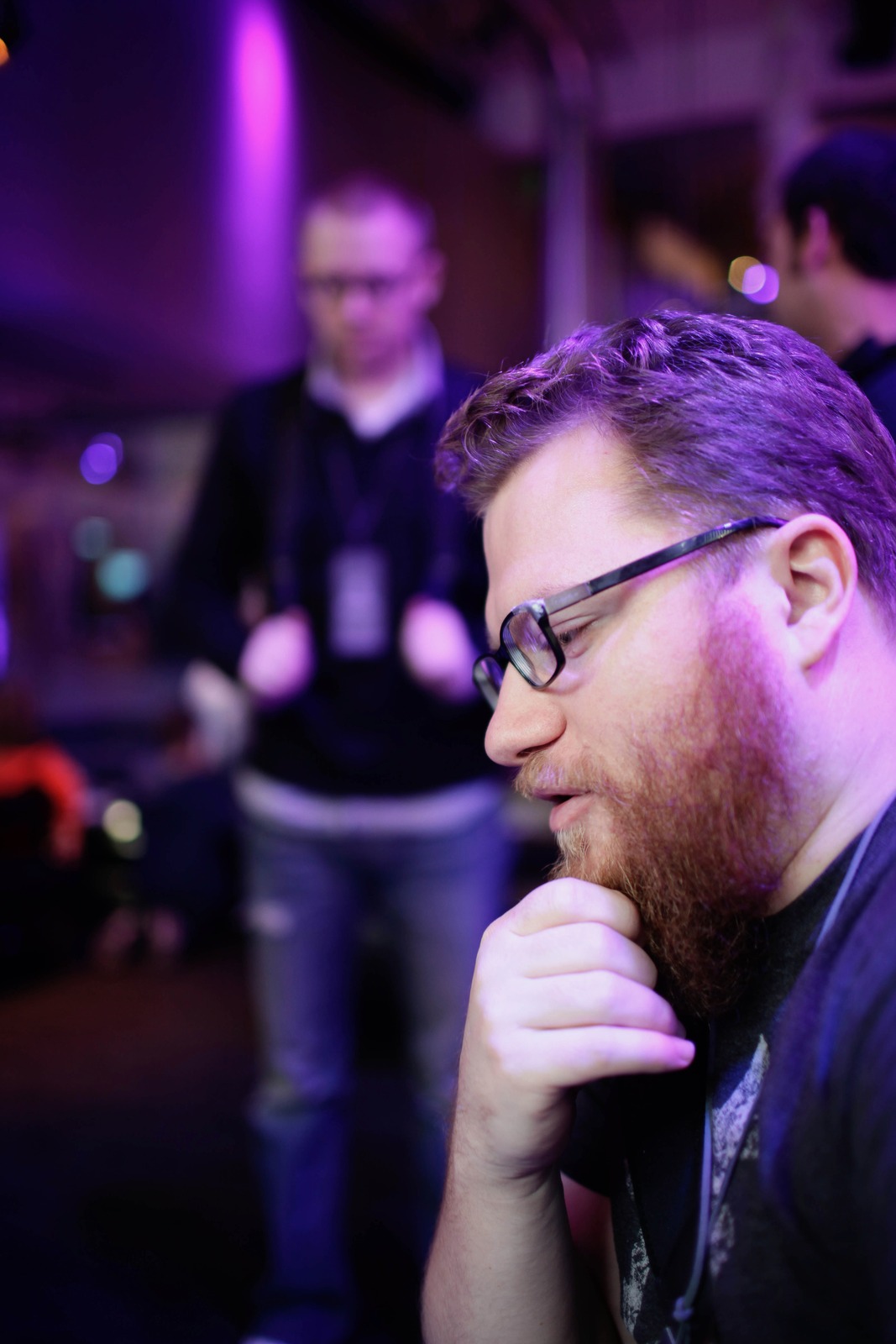 Contemplation in Neon