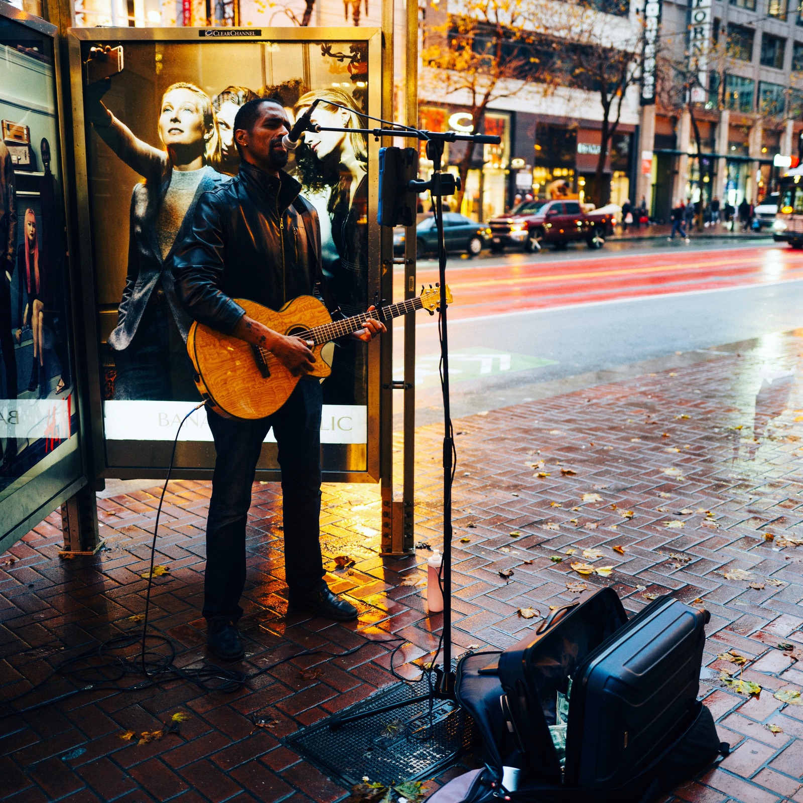 Street Serenade at Dusk