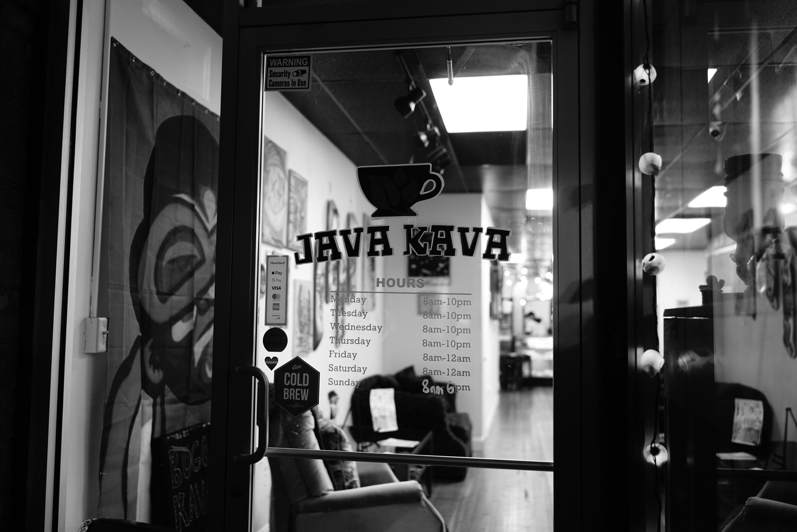 Inviting Cafe Entrance