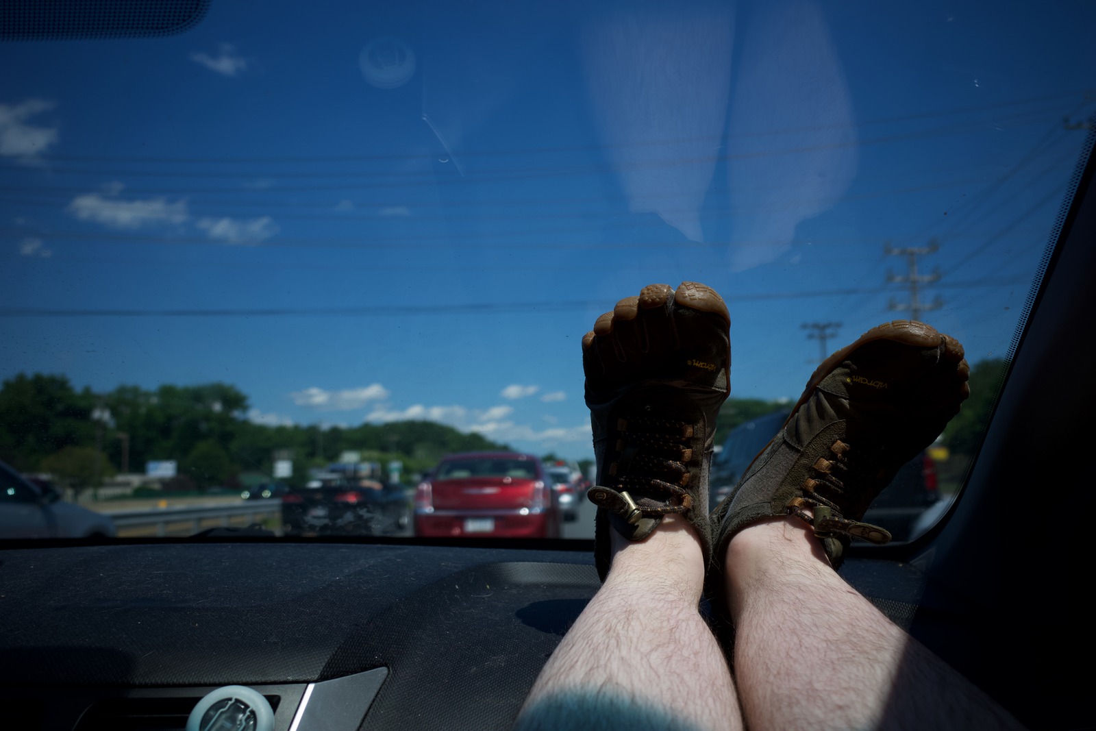 Traveling Feet and Sky