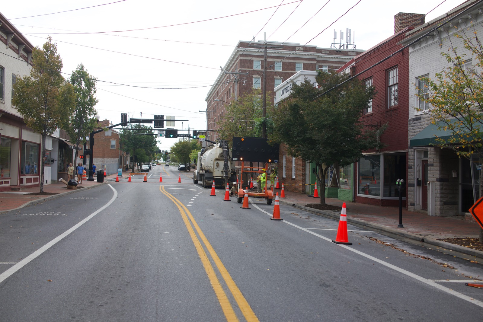 Quiet Street in Transition