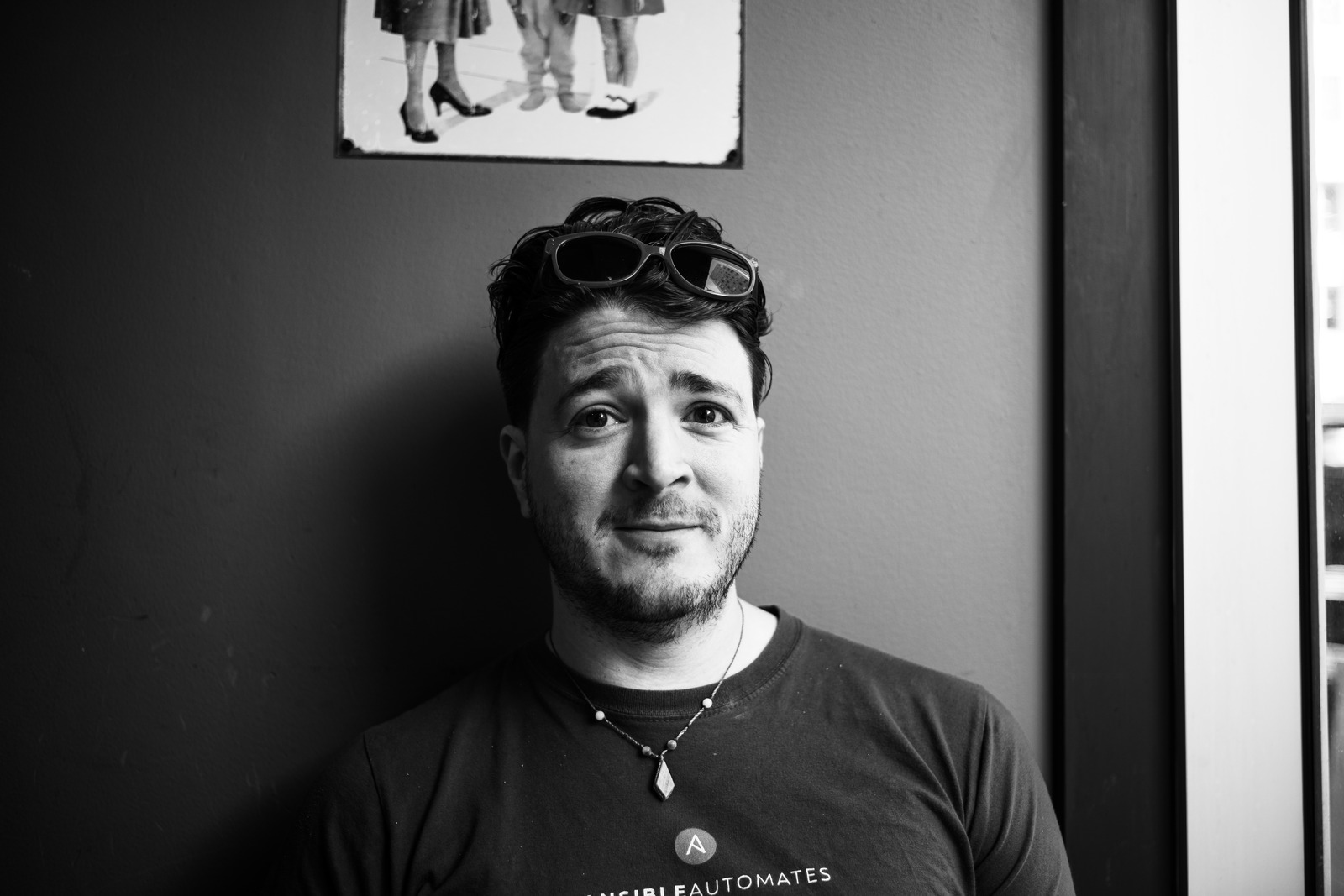 Contemplative Urban Portrait