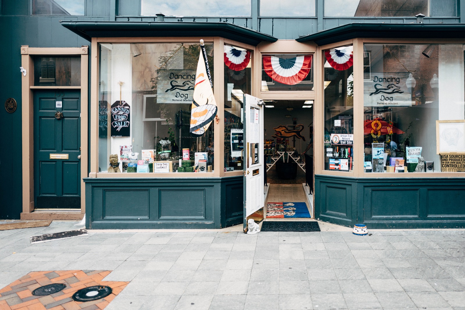 Charming Bookstore Entrance