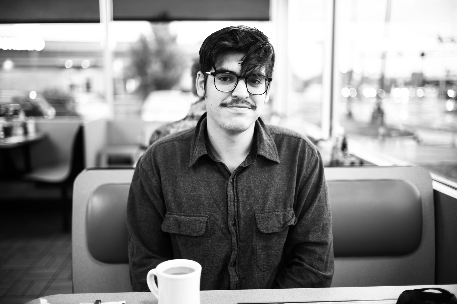 Candid Café Contemplation